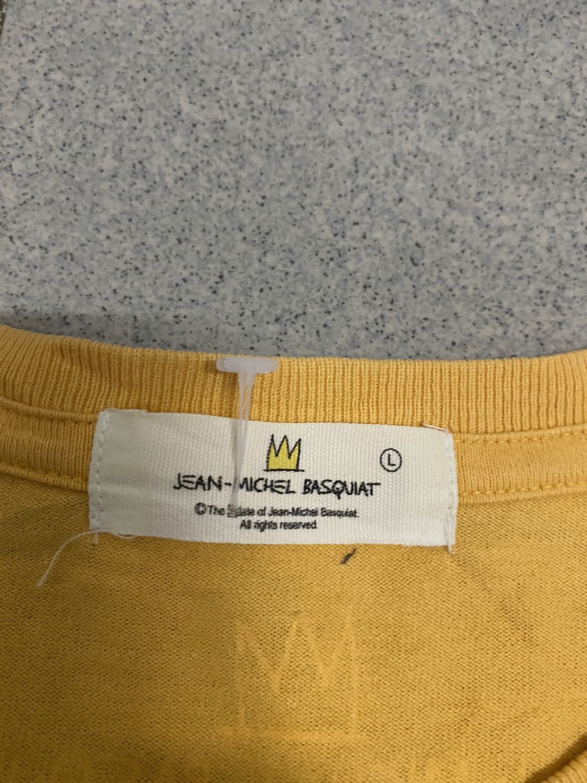 Jean-Michel Basquiat × Vintage Vintage Jean Michel Basquiat Sugar Ray Robinson Tee Size US L / EU 52-54 / 3 - 5 Thumbnail