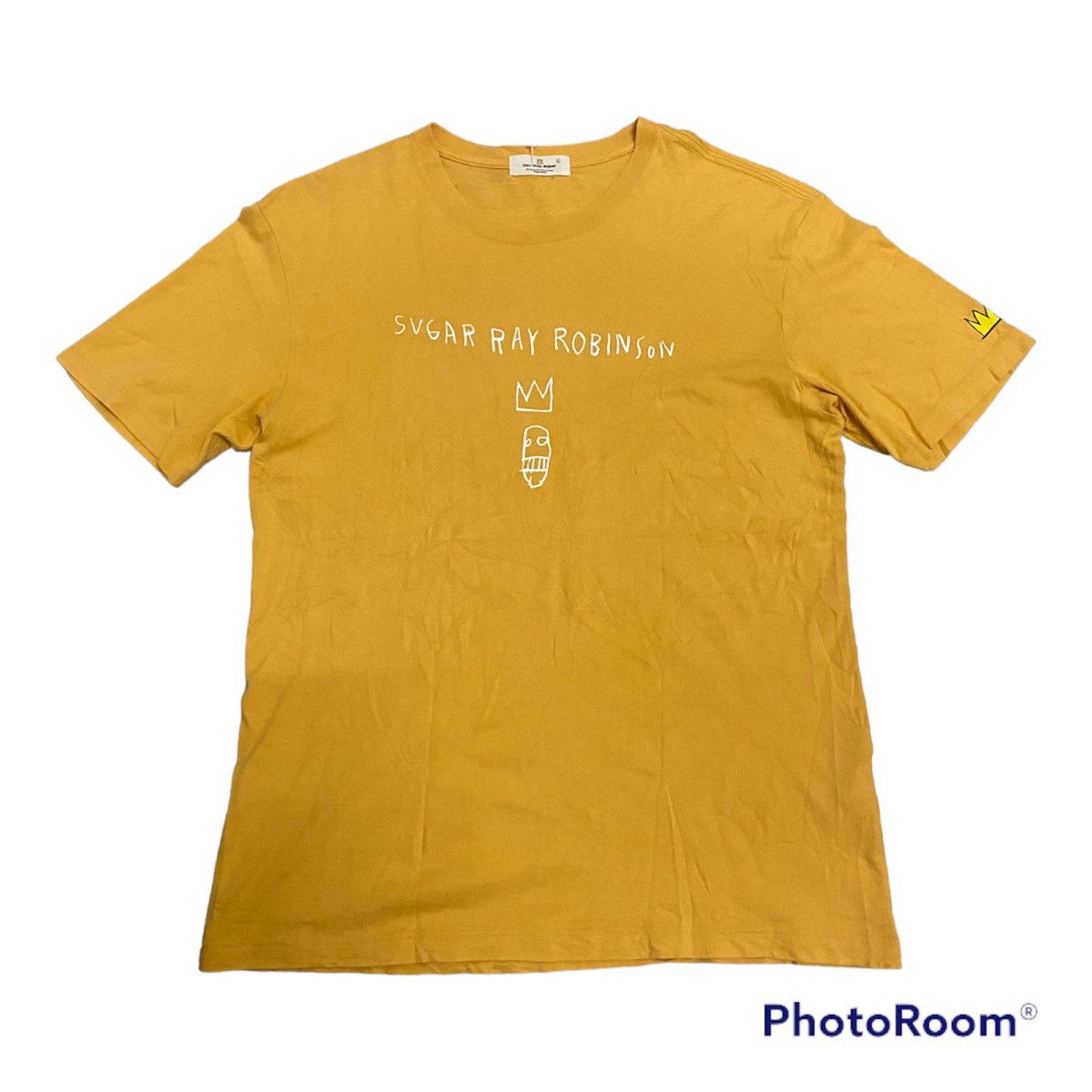 Jean-Michel Basquiat × Vintage Vintage Jean Michel Basquiat Sugar Ray Robinson Tee Size US L / EU 52-54 / 3 - 1 Thumbnail