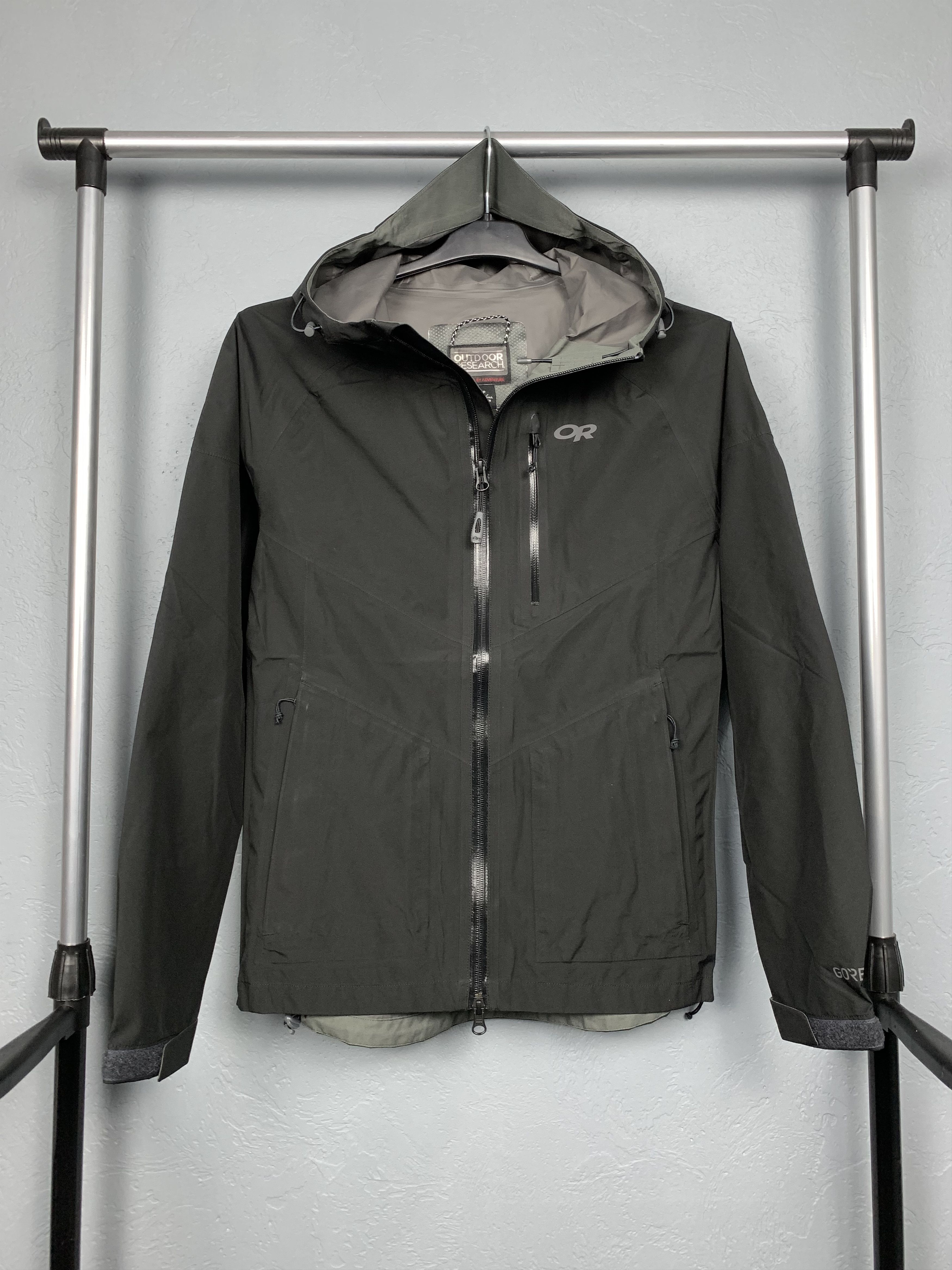 image of Goretex x Outdoor Research Gore-Tex Jacket Gorpcore in Black, Men's (Size Small)