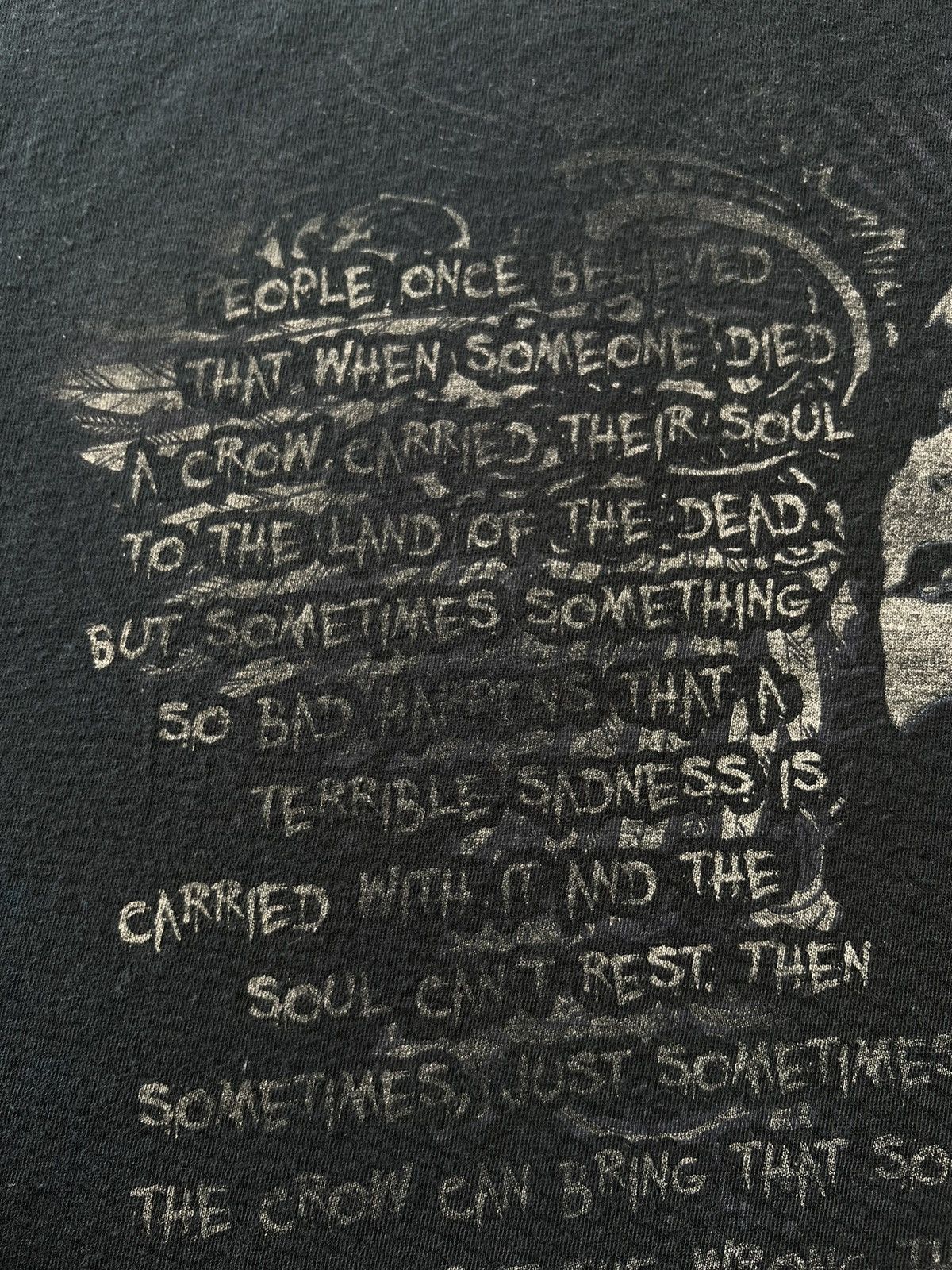Band Tees Vintage 2010 The Crow Movie Black Tee Size US L / EU 52-54 / 3 - 5 Thumbnail