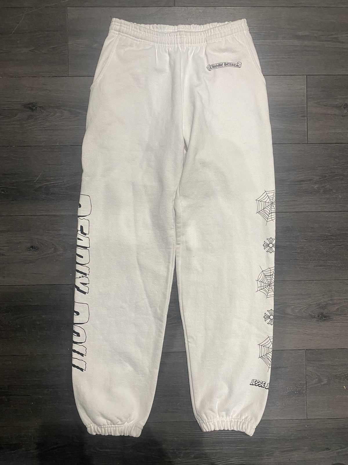 Chrome Hearts Chrome Hearts Deadly Doll Sweatpants White Size Medium ...