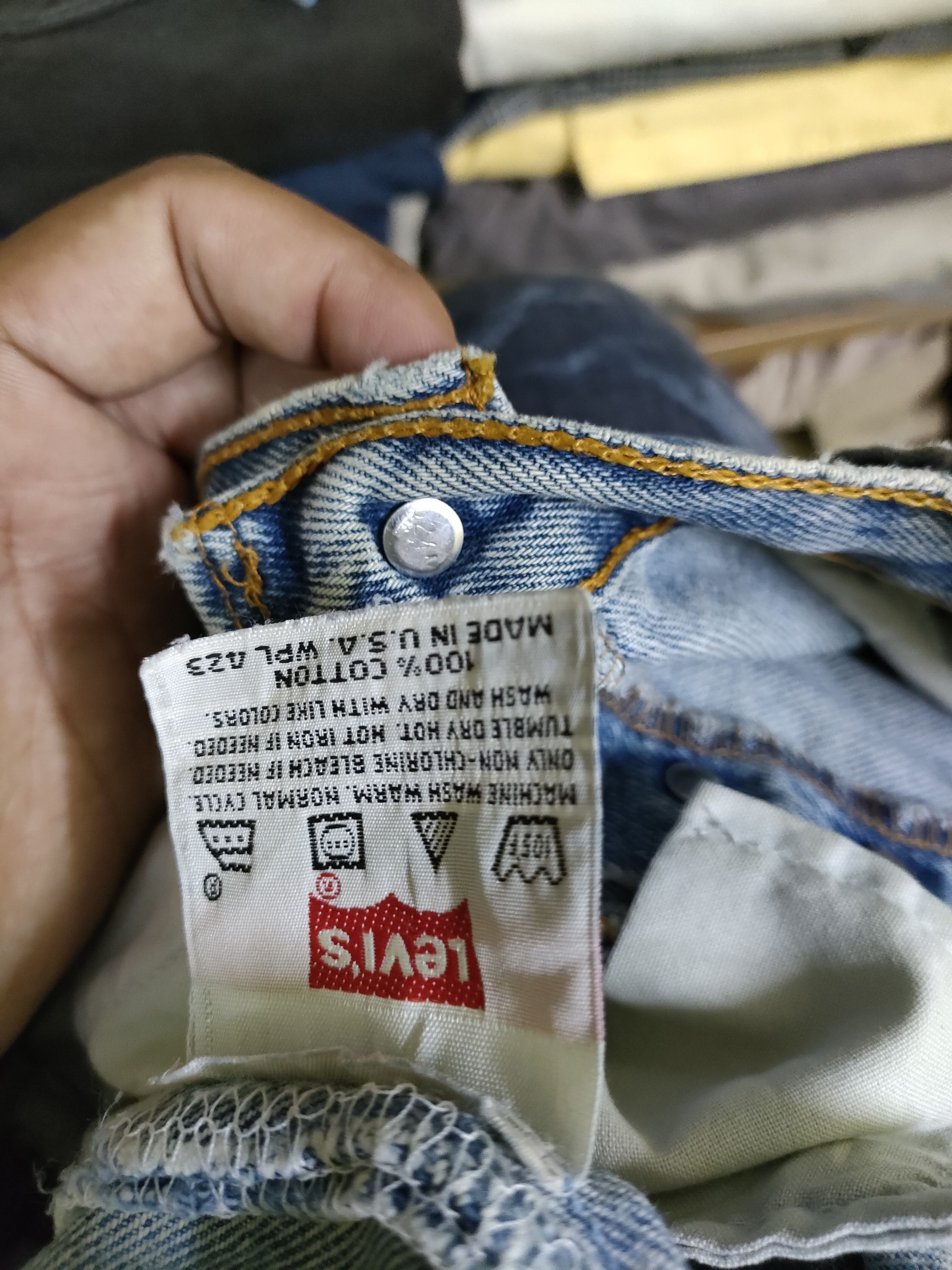 Levi's Vintage Clothing × Vintage Vintage Levi's 501 Jeans Size US 30 / EU 46 - 3 Thumbnail