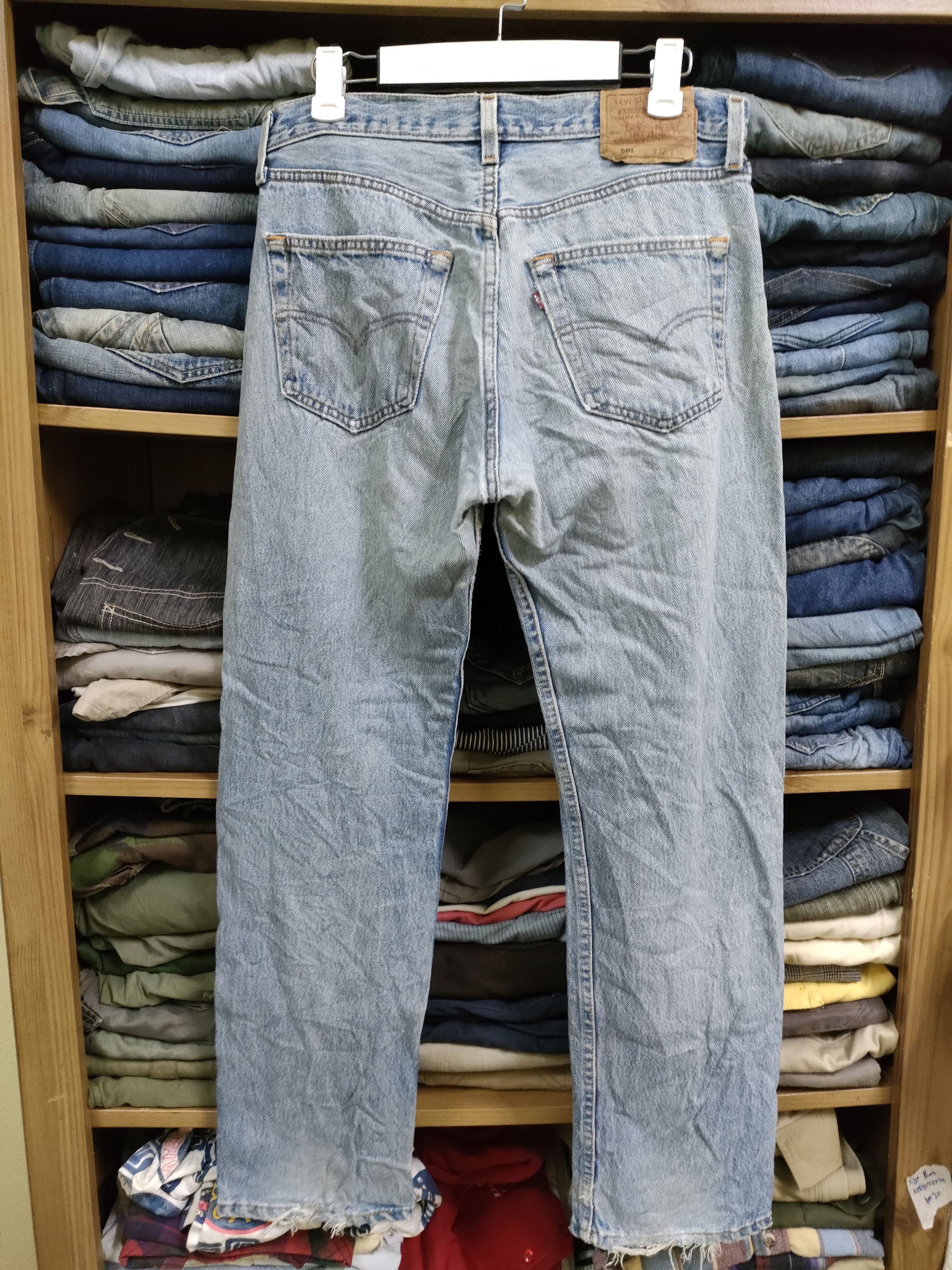 Levi's Vintage Clothing × Vintage Vintage Levi's 501 Jeans Size US 30 / EU 46 - 2 Thumbnail