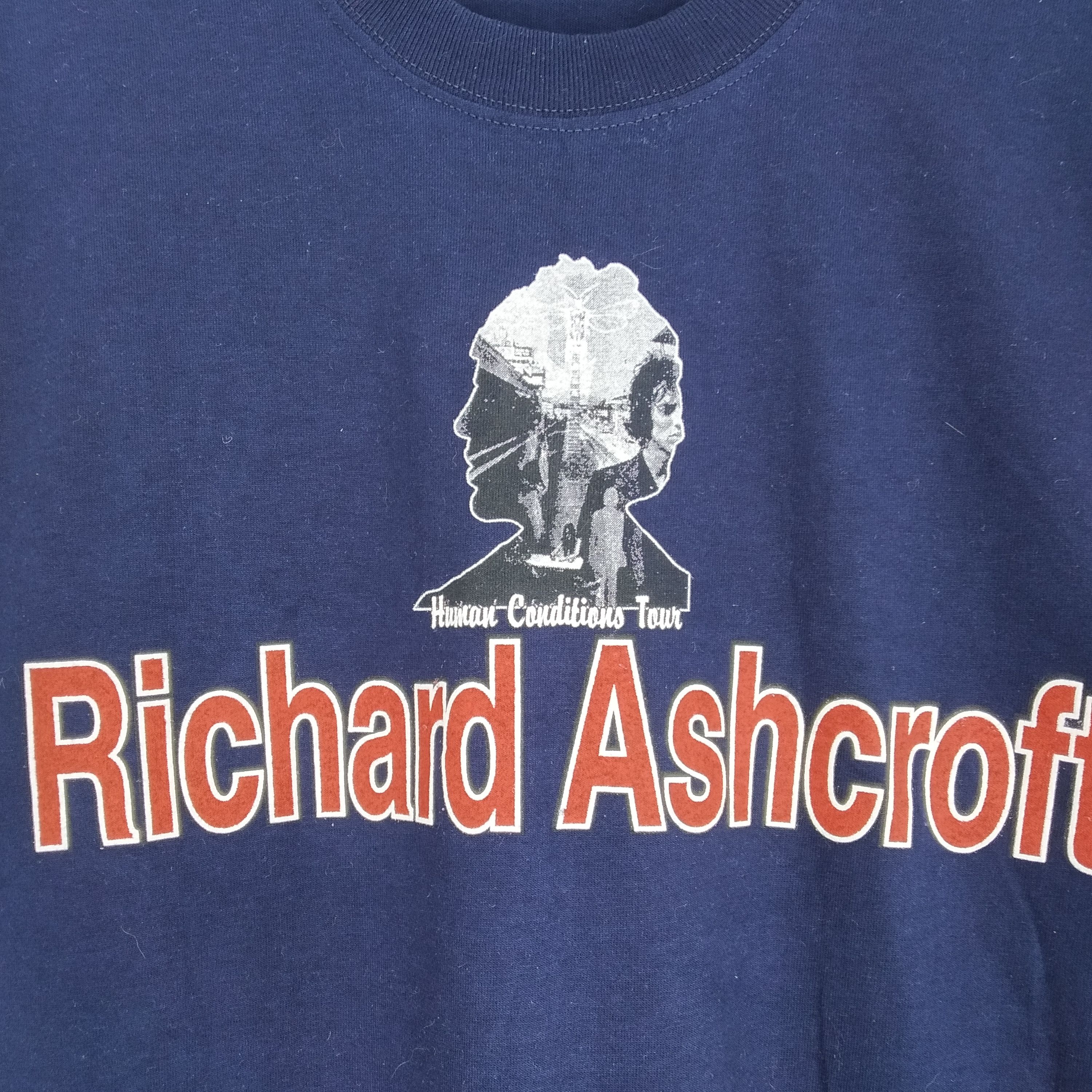 Band Tees Vintage 90s Richard Ashcroft Human Condition Tour The Verve Size US XL / EU 56 / 4 - 4 Thumbnail