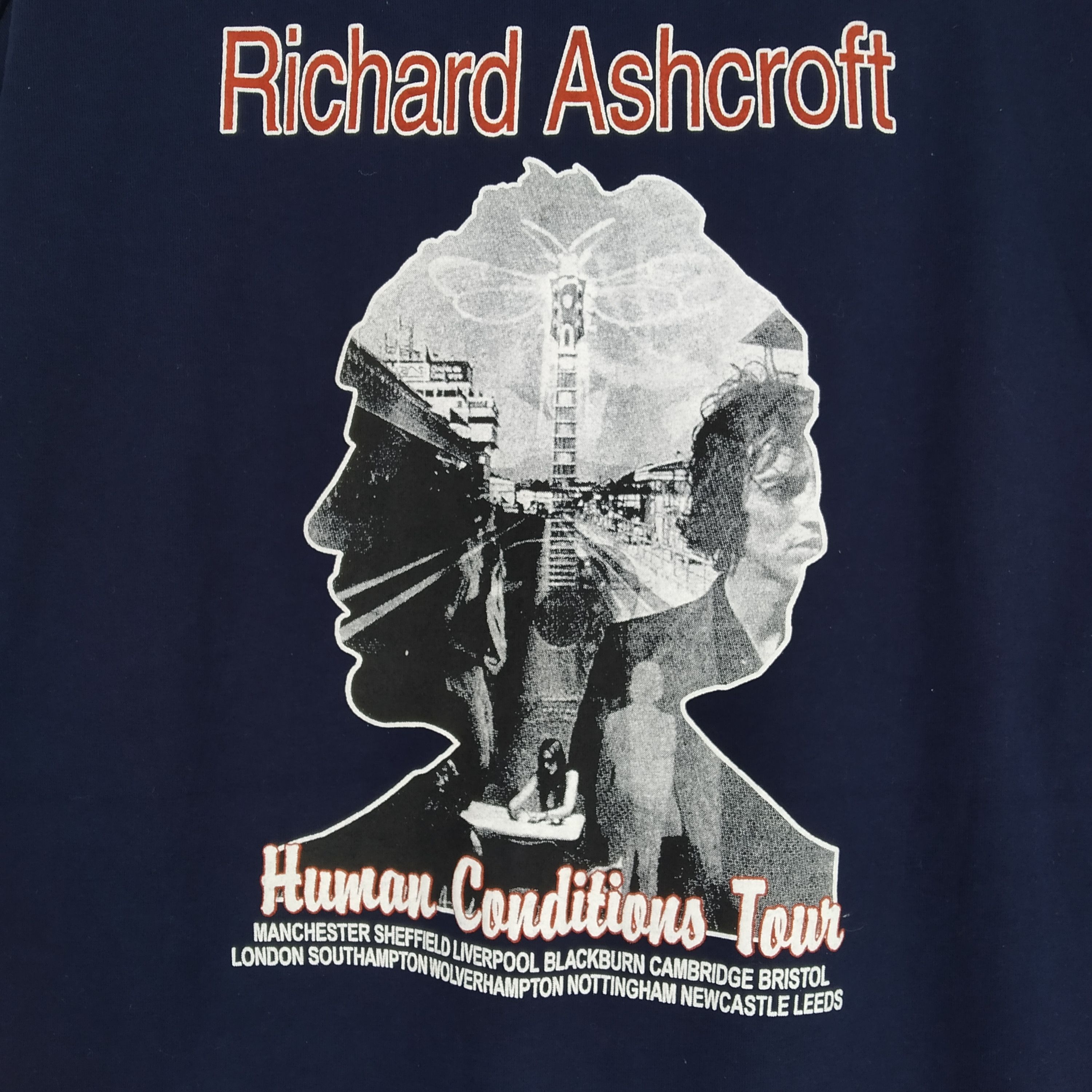 Band Tees Vintage 90s Richard Ashcroft Human Condition Tour The Verve Size US XL / EU 56 / 4 - 6 Thumbnail