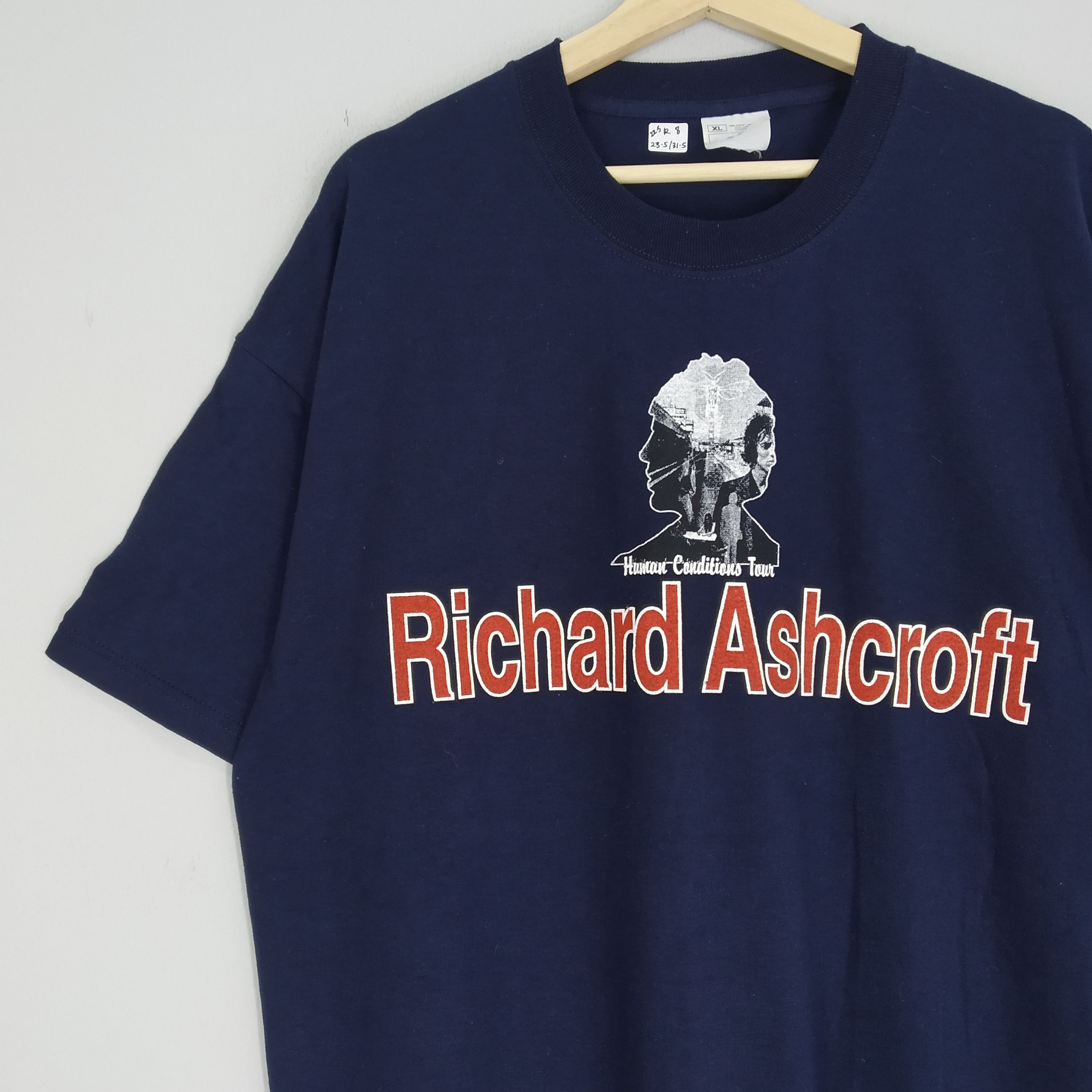 Band Tees Vintage 90s Richard Ashcroft Human Condition Tour The Verve Size US XL / EU 56 / 4 - 3 Thumbnail