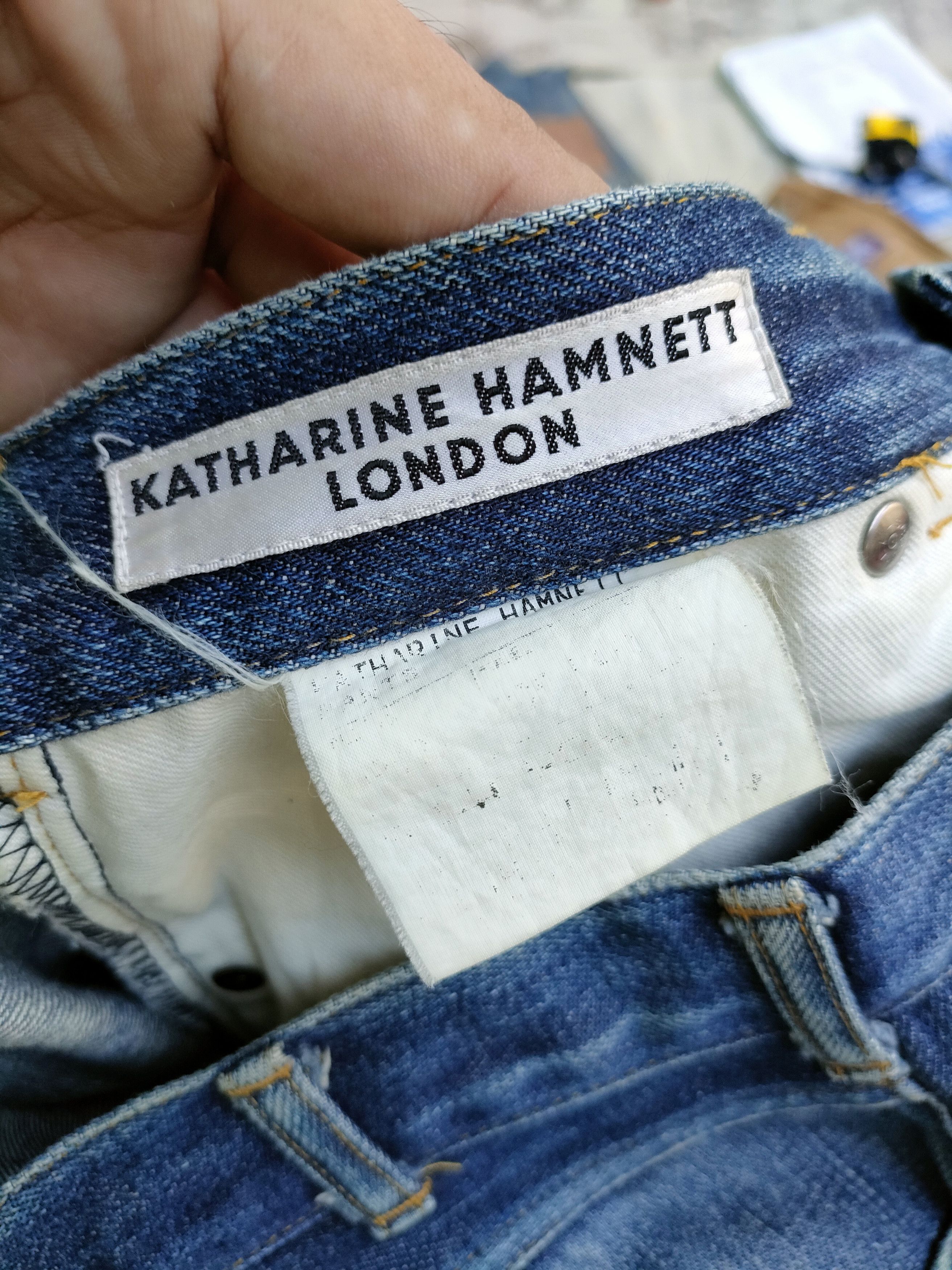 Katharine Hamnett London Katharine Hamnett London Distressed Selvedge Denim Size US 29 - 3 Thumbnail