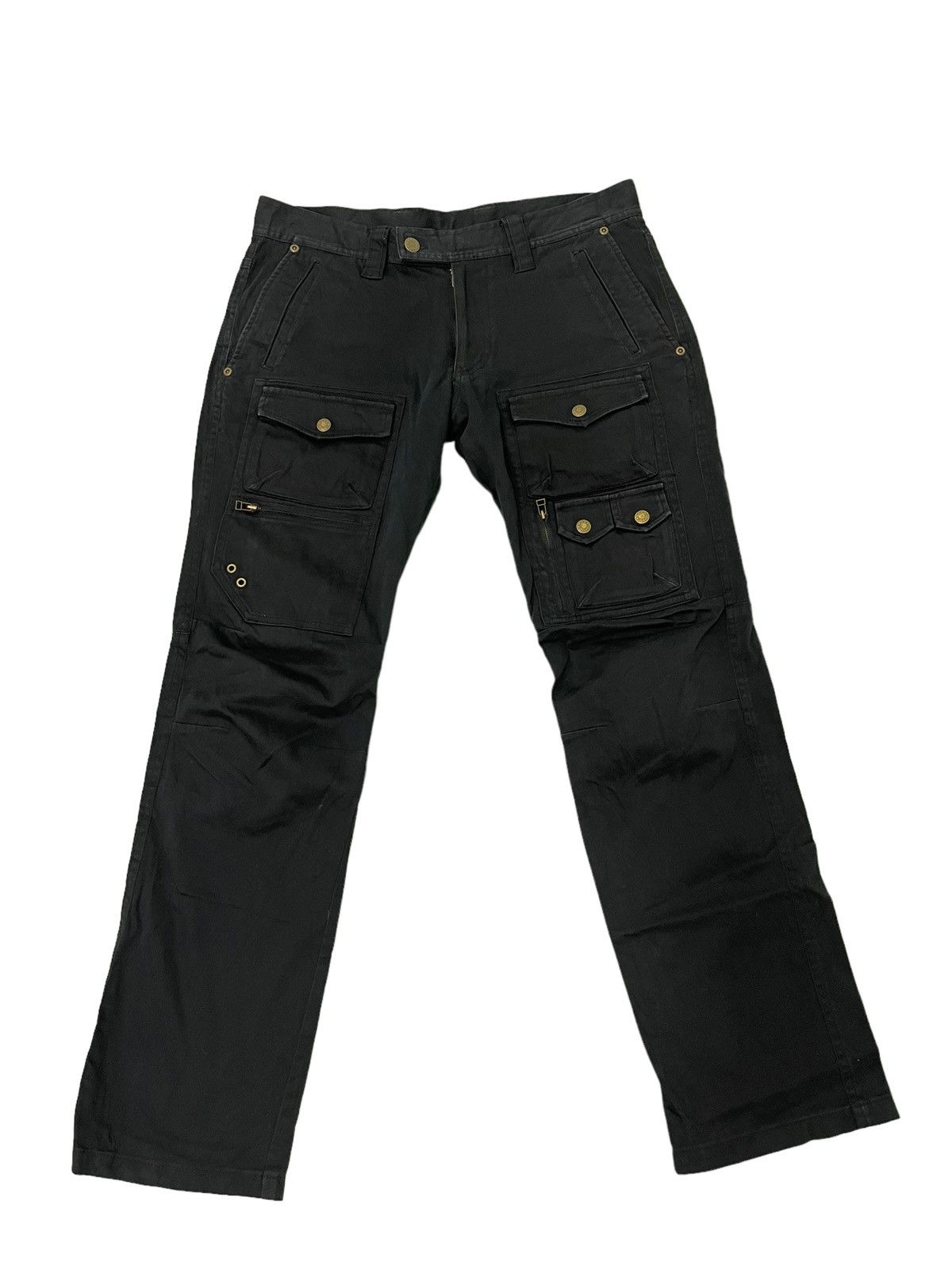 Japanese Brand Bush Pant Deux Japan Low Rise Slim Fit 4🟦6 Size US 32 / EU 48 - 1 Thumbnail