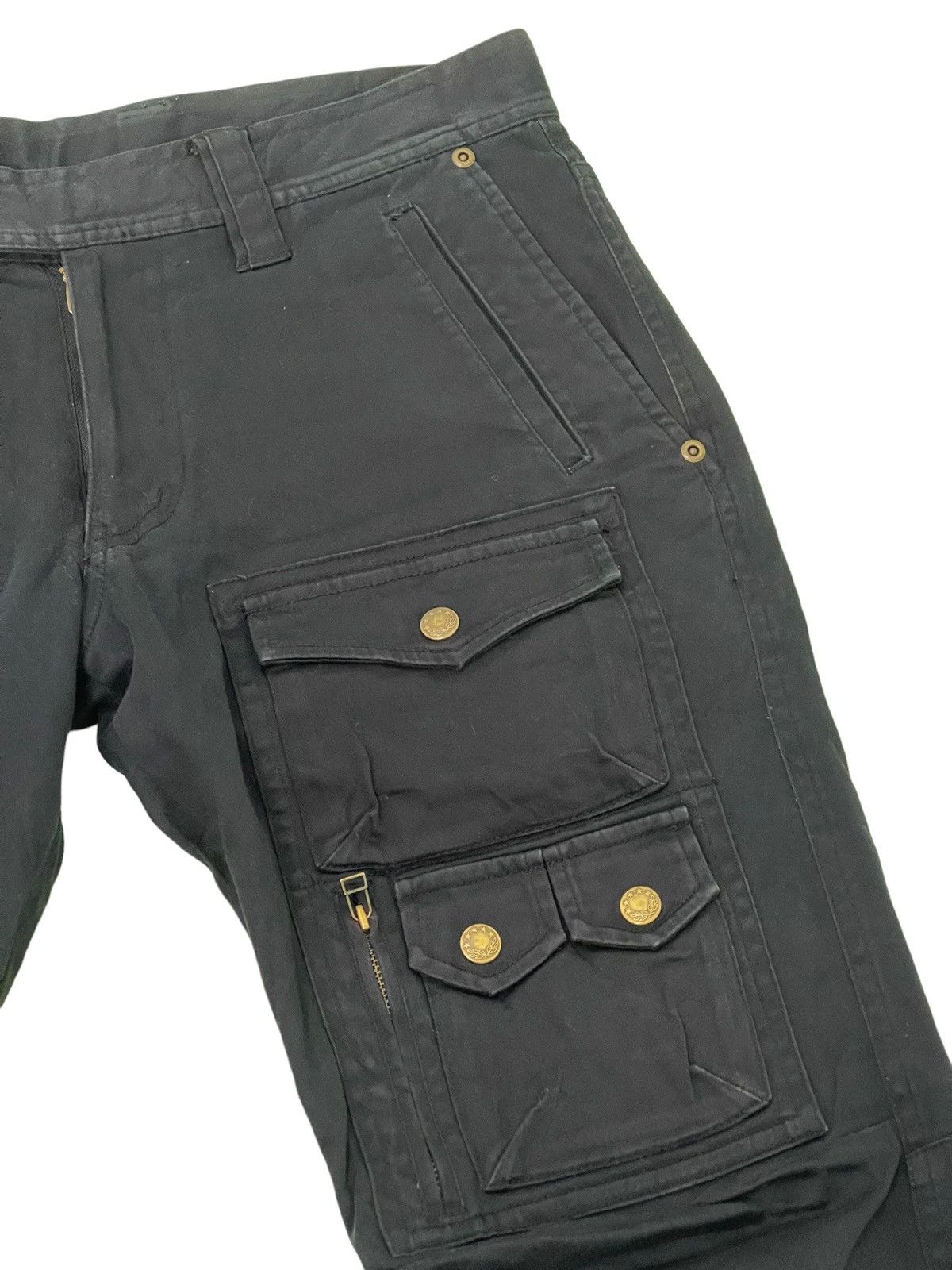 Japanese Brand Bush Pant Deux Japan Low Rise Slim Fit 4🟦6 Size US 32 / EU 48 - 8 Thumbnail