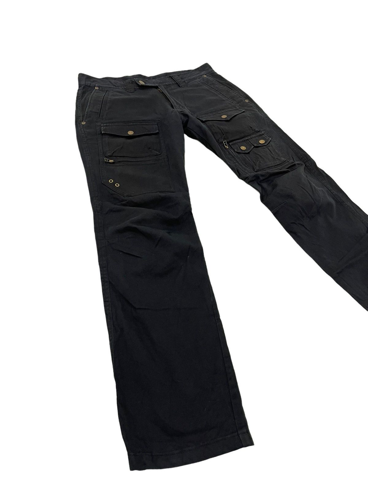 Japanese Brand Bush Pant Deux Japan Low Rise Slim Fit 4🟦6 Size US 32 / EU 48 - 2 Thumbnail