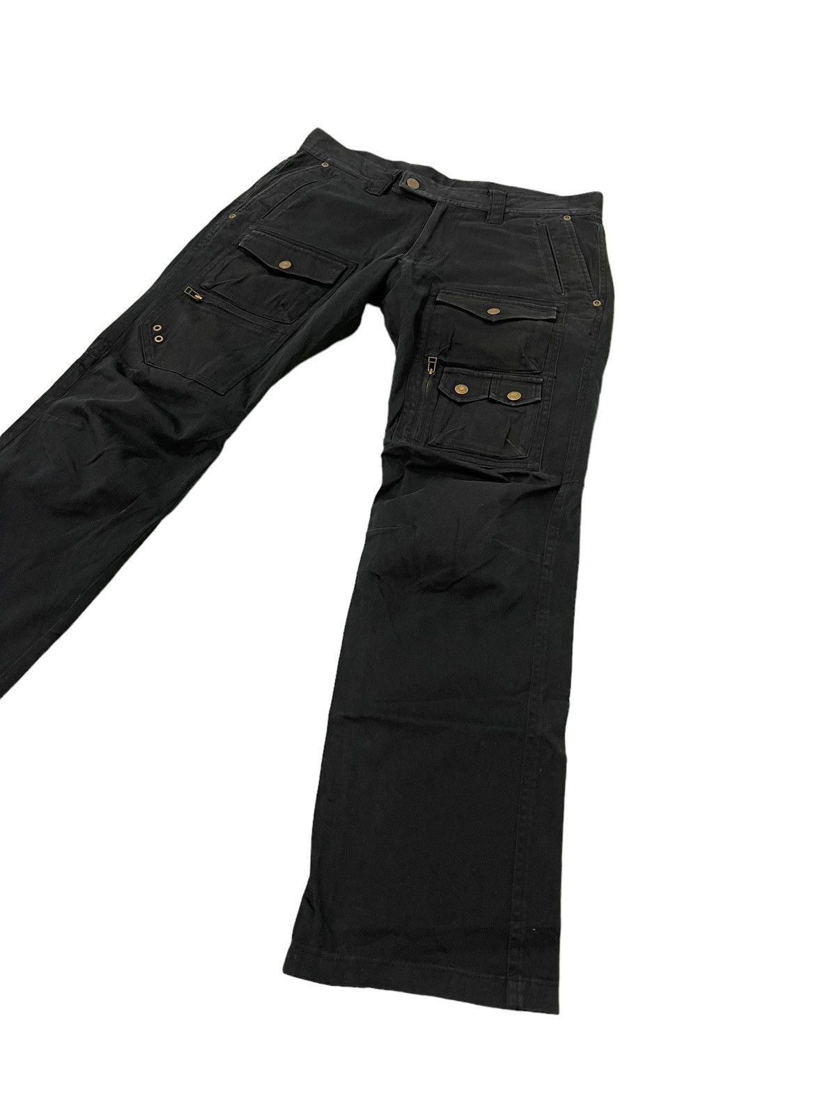 Japanese Brand Bush Pant Deux Japan Low Rise Slim Fit 4🟦6 Size US 32 / EU 48 - 3 Thumbnail