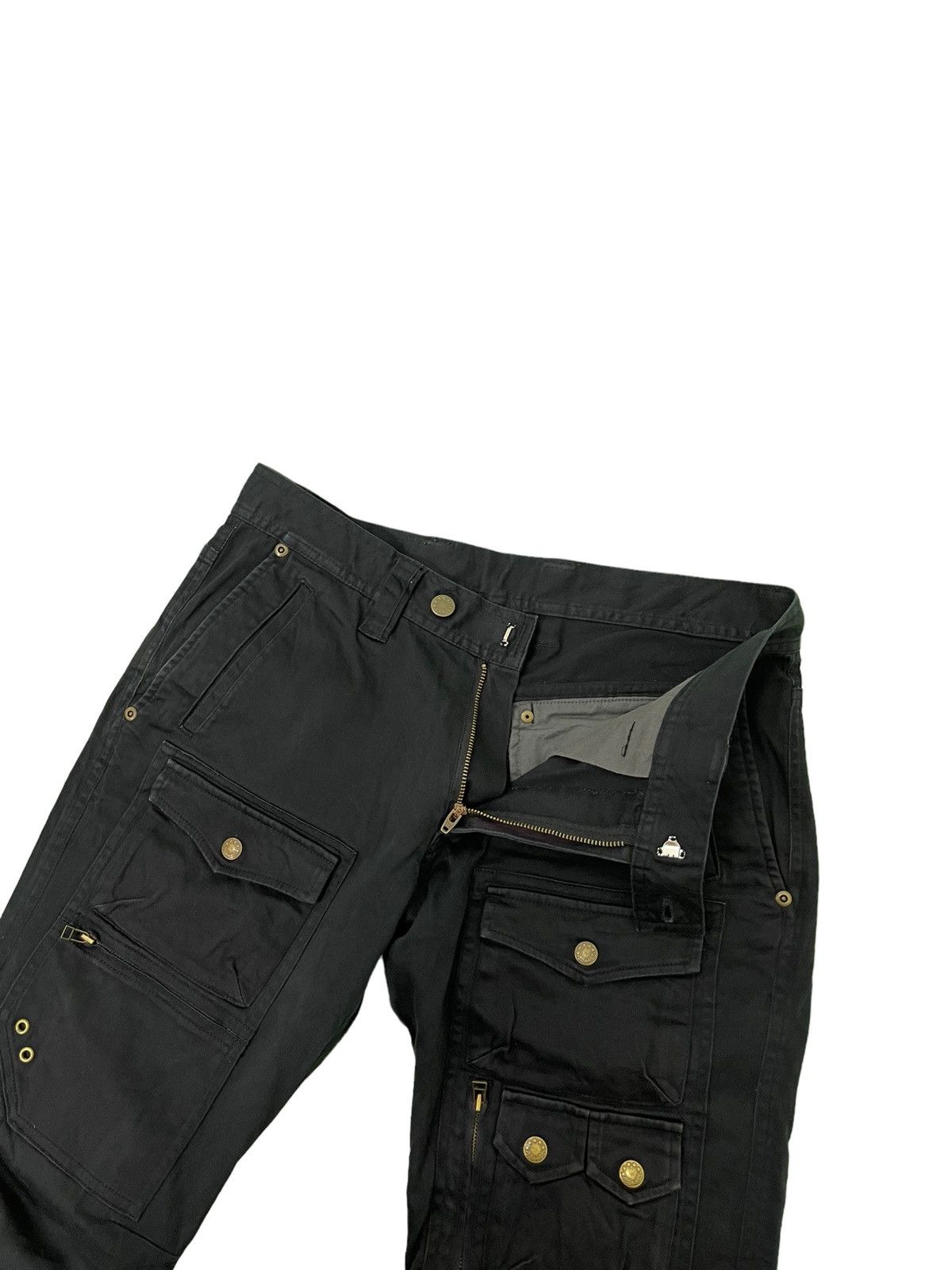 Japanese Brand Bush Pant Deux Japan Low Rise Slim Fit 4🟦6 Size US 32 / EU 48 - 10 Thumbnail