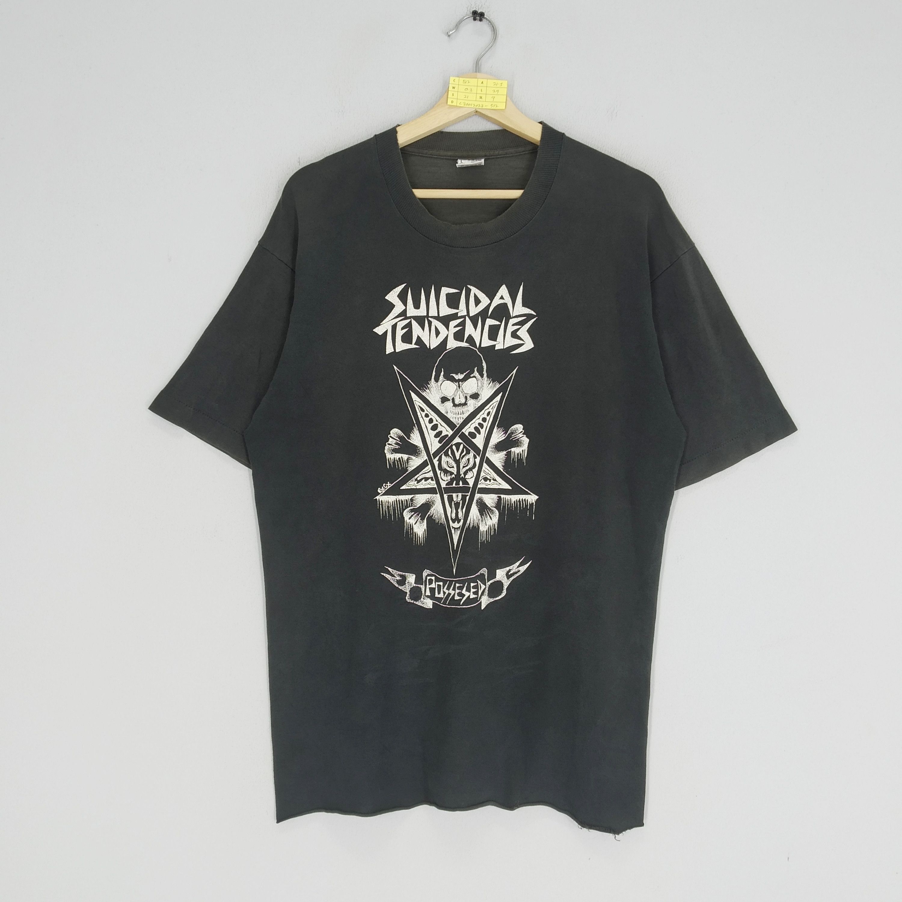 Band Tees × Vintage Vintage 90s Suicidal Tendencies Band American Hardcore Punk Size US L / EU 52-54 / 3 - 1 Thumbnail