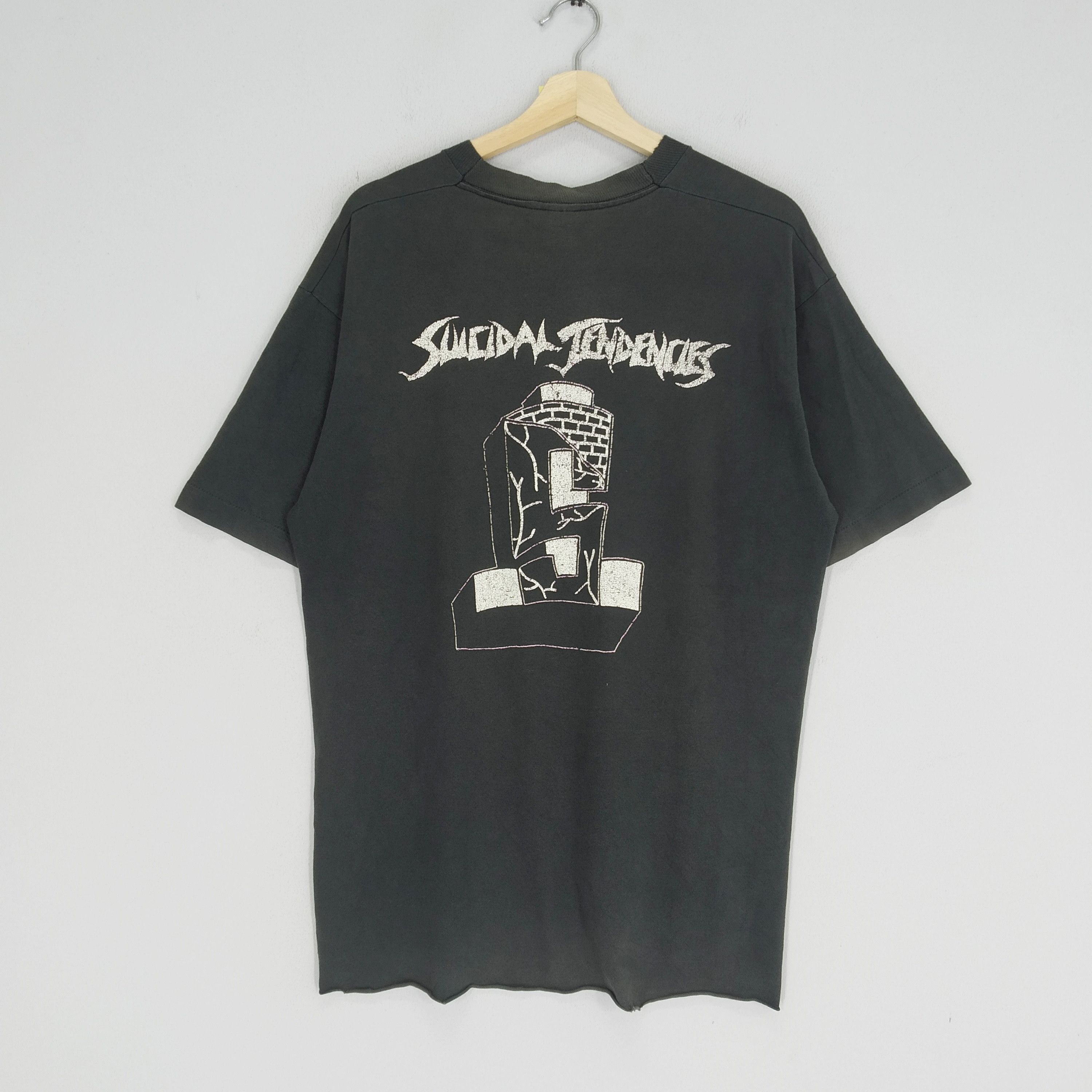 Band Tees × Vintage Vintage 90s Suicidal Tendencies Band American Hardcore Punk Size US L / EU 52-54 / 3 - 2 Thumbnail