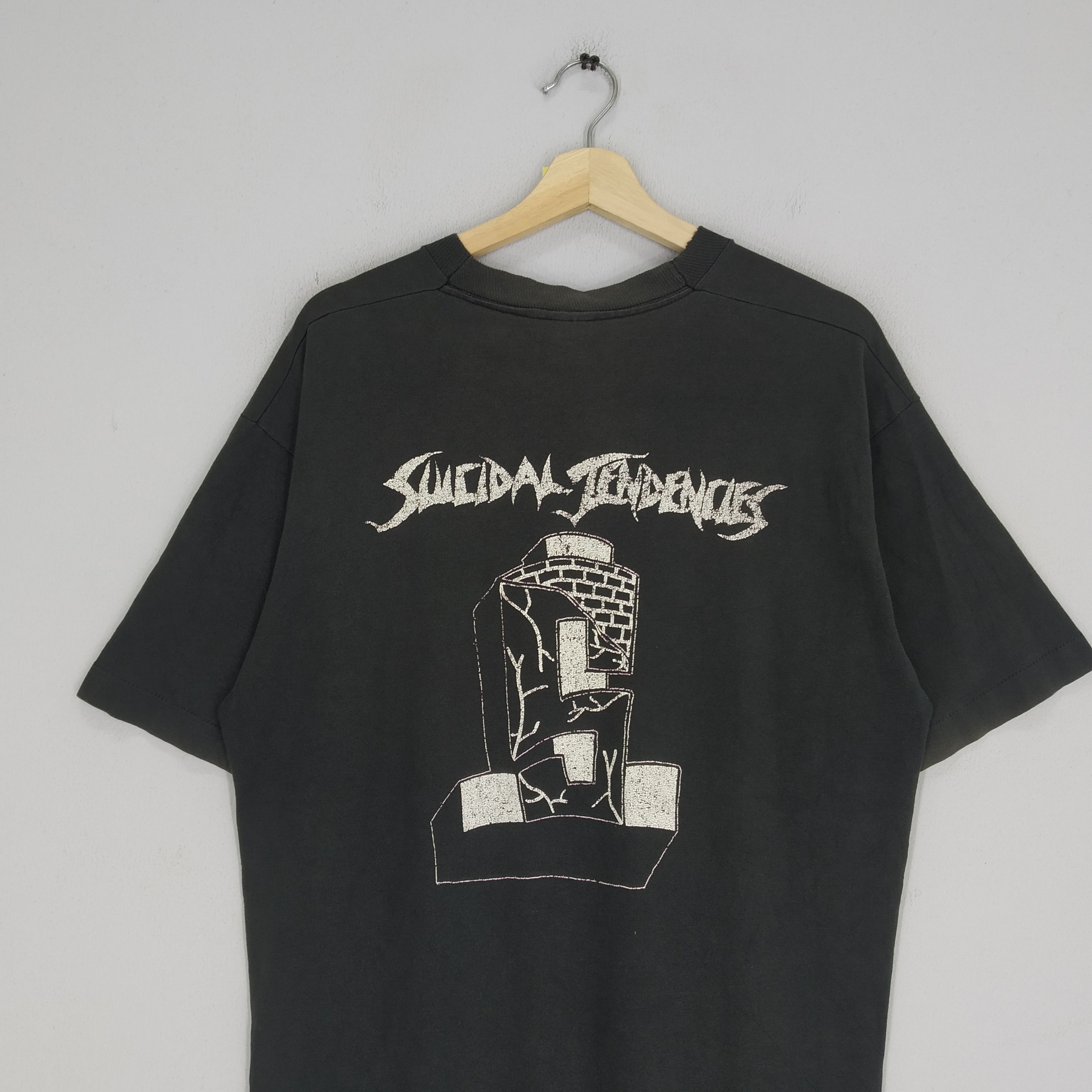 Band Tees × Vintage Vintage 90s Suicidal Tendencies Band American Hardcore Punk Size US L / EU 52-54 / 3 - 4 Thumbnail