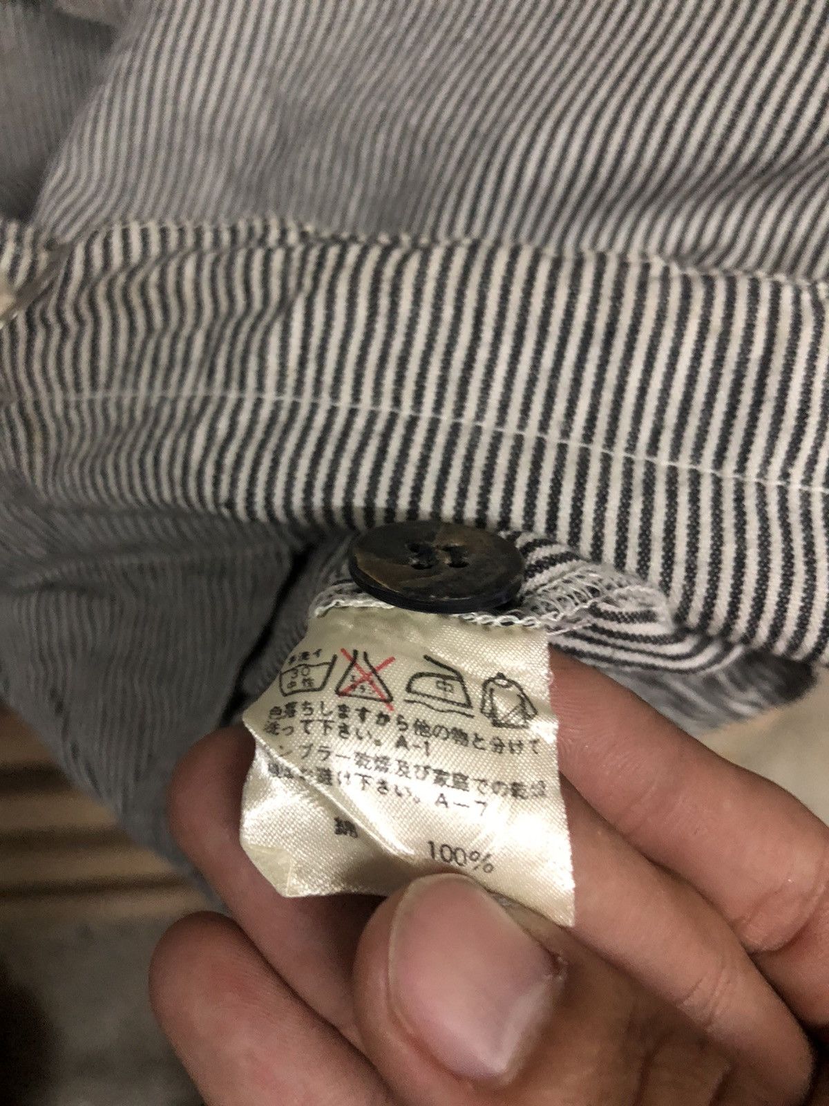 Issey Miyake Issey Miyake 80’s Stripe Anorak Hoodies Jacket Pocket Size US L / EU 52-54 / 3 - 15 Thumbnail