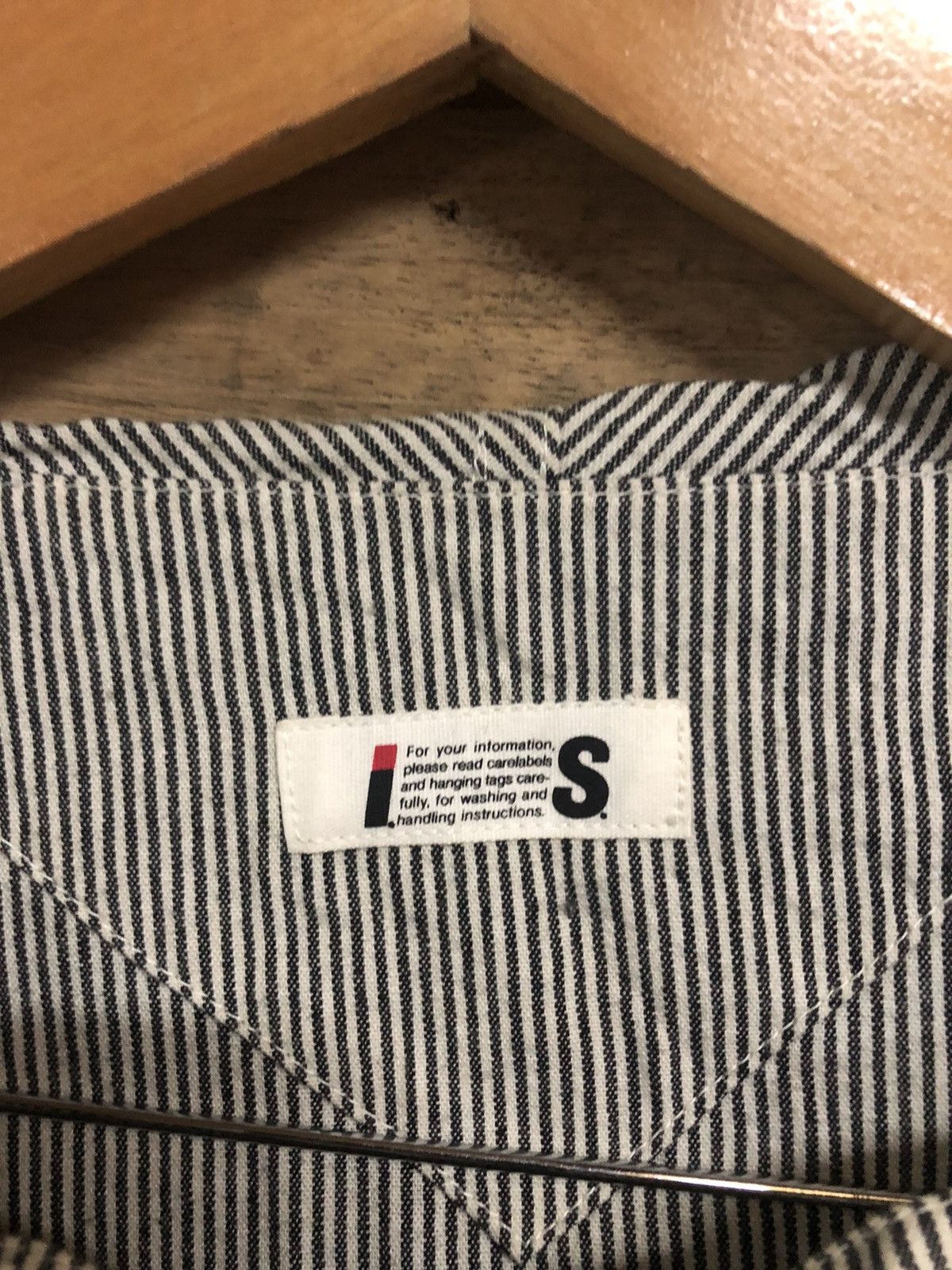 Issey Miyake Issey Miyake 80’s Stripe Anorak Hoodies Jacket Pocket Size US L / EU 52-54 / 3 - 13 Thumbnail