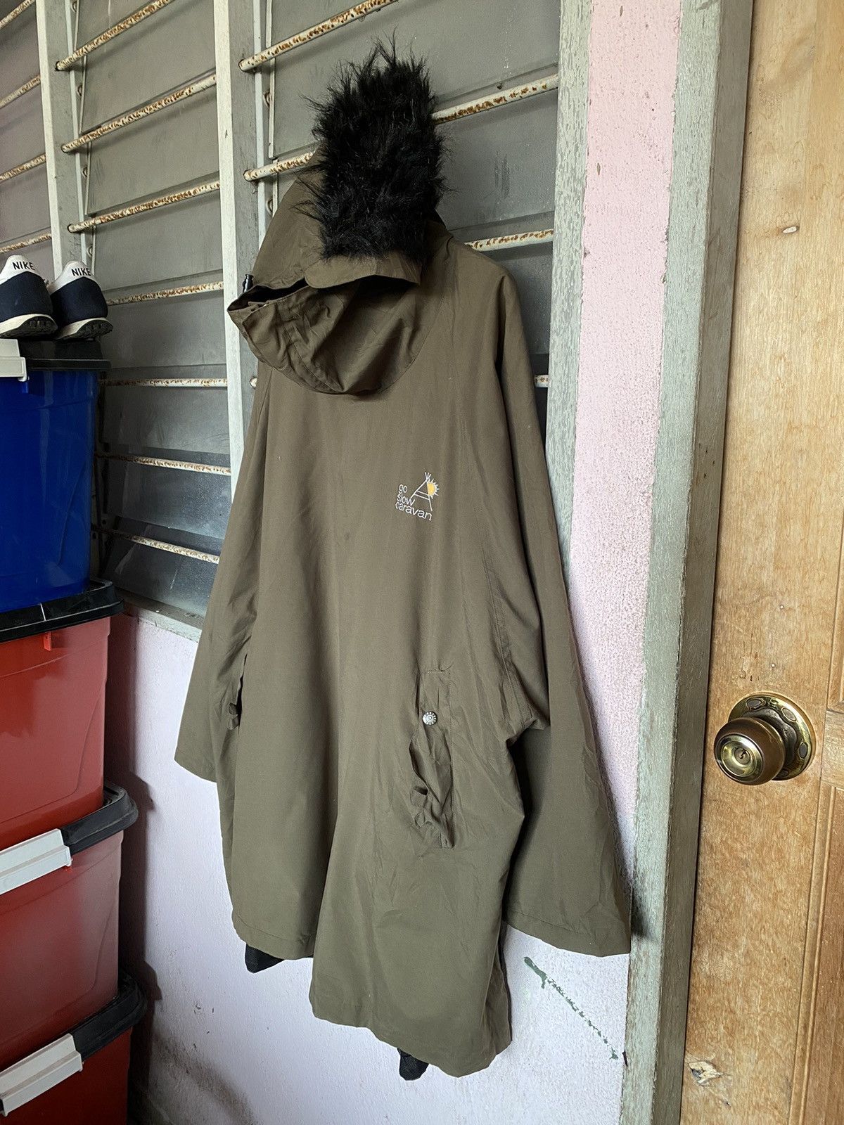 Japanese Brand × go slow caravan AW Go Slow Caravan Poncho Jacket Size US L / EU 52-54 / 3 - 3 Thumbnail