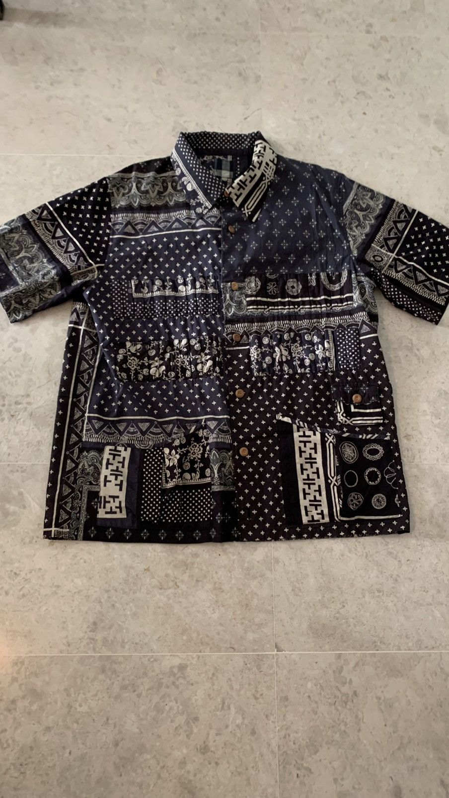 image of Visvim Ss2020 Ict Ketchum Ss Shirt in Myriad, Men's (Size 2XL)