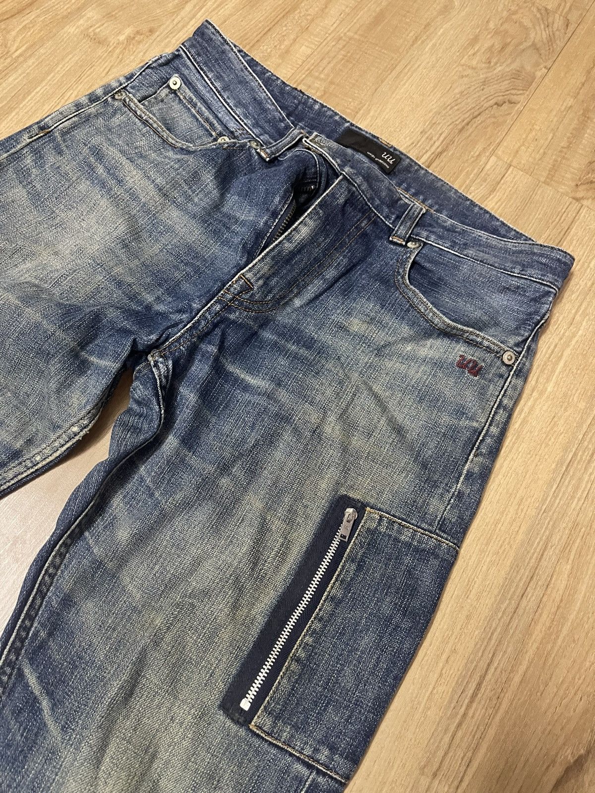 Japanese Brand × Undercover × Uniqlo Uniqlo x Jun Takahashi patch pockets zipper denim Size US 31 - 2 Thumbnail