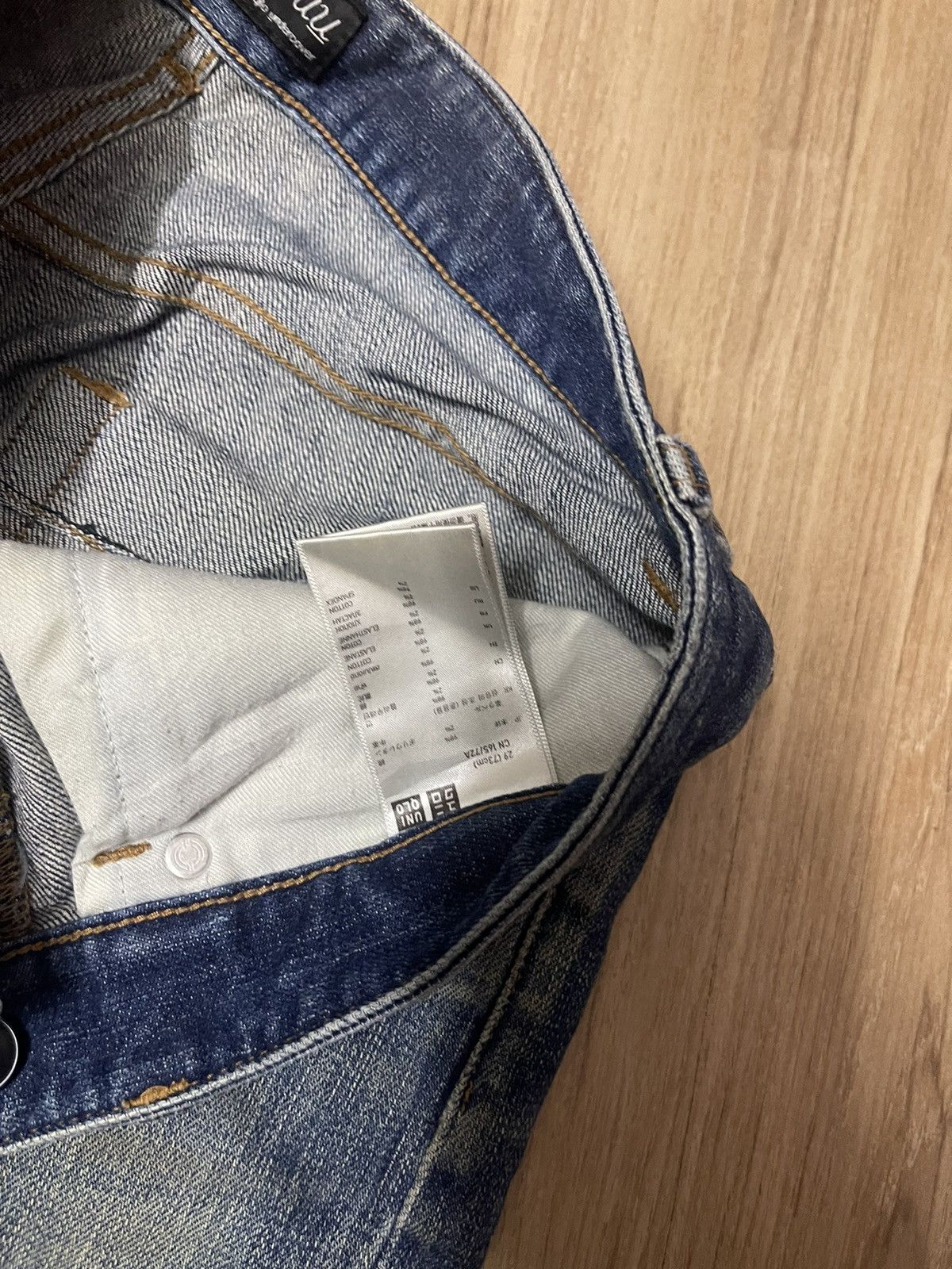 Japanese Brand × Undercover × Uniqlo Uniqlo x Jun Takahashi patch pockets zipper denim Size US 31 - 4 Thumbnail