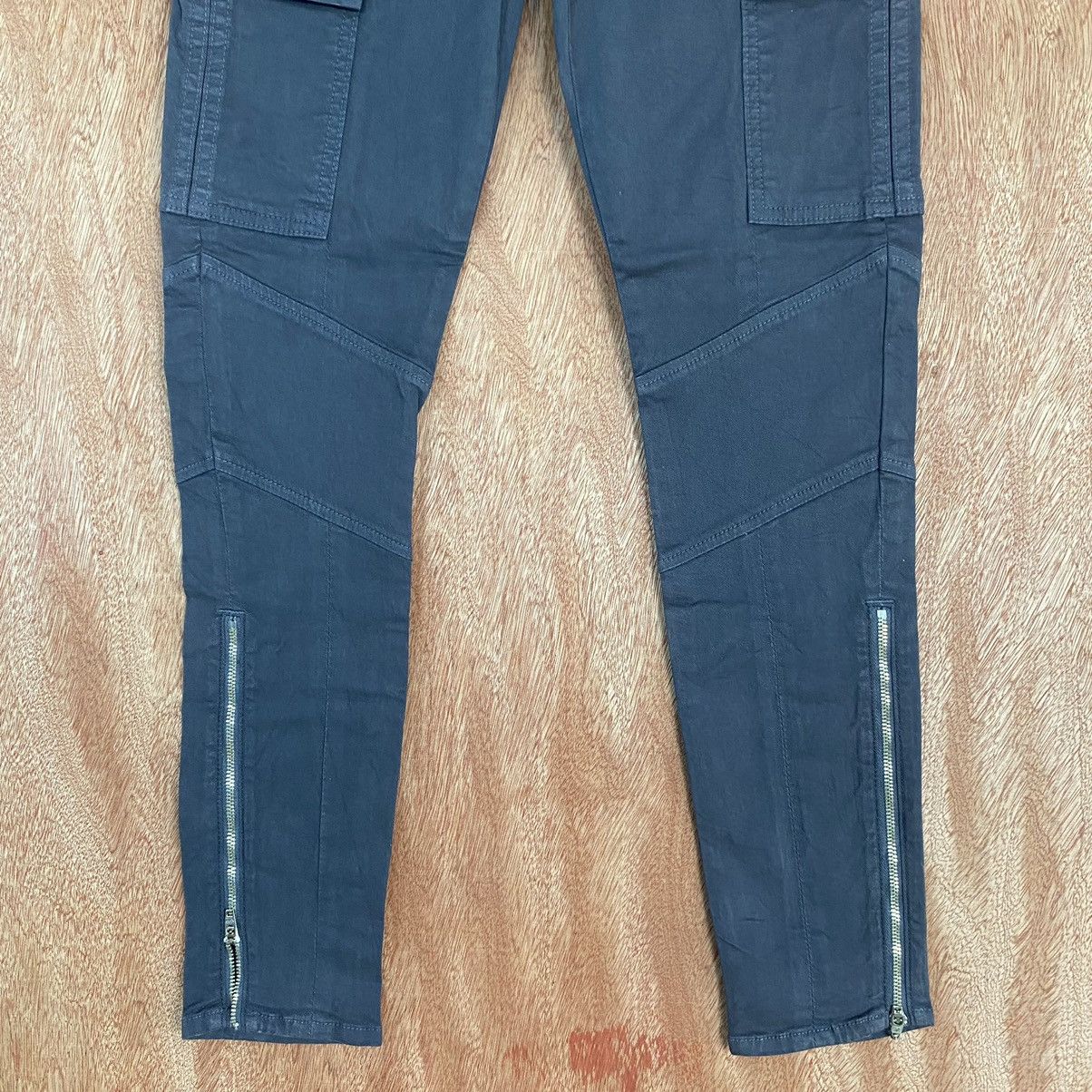 Japanese Brand Size 24 JBrand Grey Multipocket Cargo Pants #c805 Size 24" / US 00 / IT 34 - 3 Thumbnail