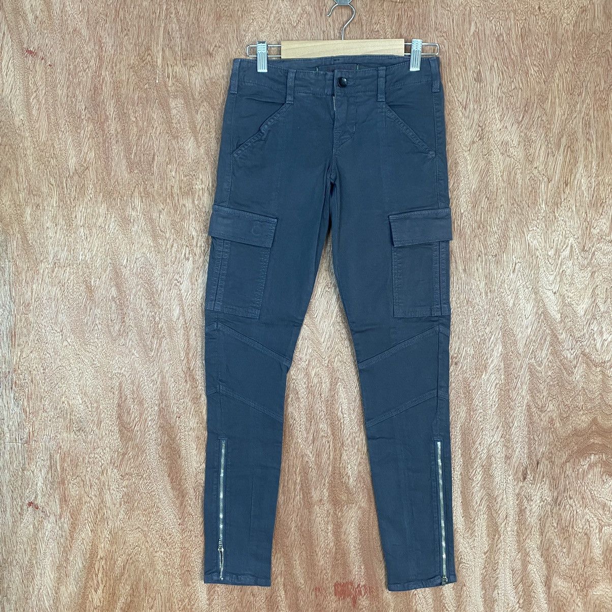 Japanese Brand Size 24 JBrand Grey Multipocket Cargo Pants #c805 Size 24" / US 00 / IT 34 - 1 Thumbnail