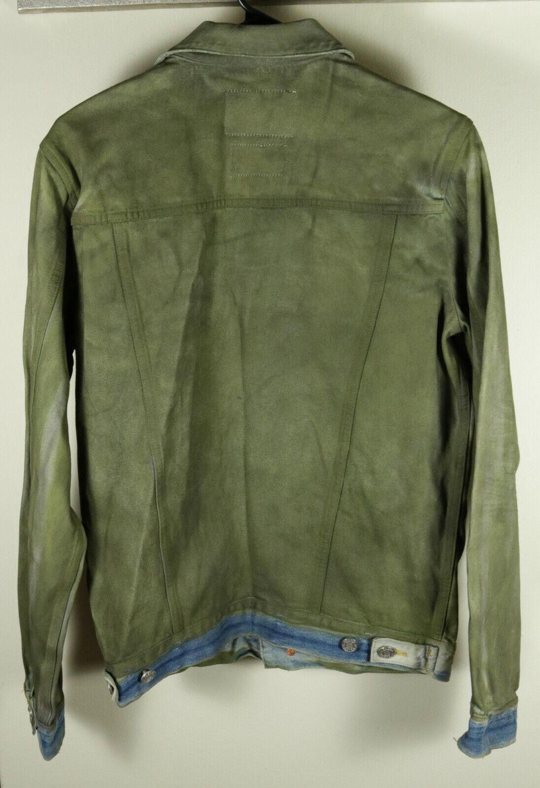 Purple Purple Brand Dirty Resin Distressed Denim Jacket P0006 Size US S / EU 44-46 / 1 - 4 Thumbnail