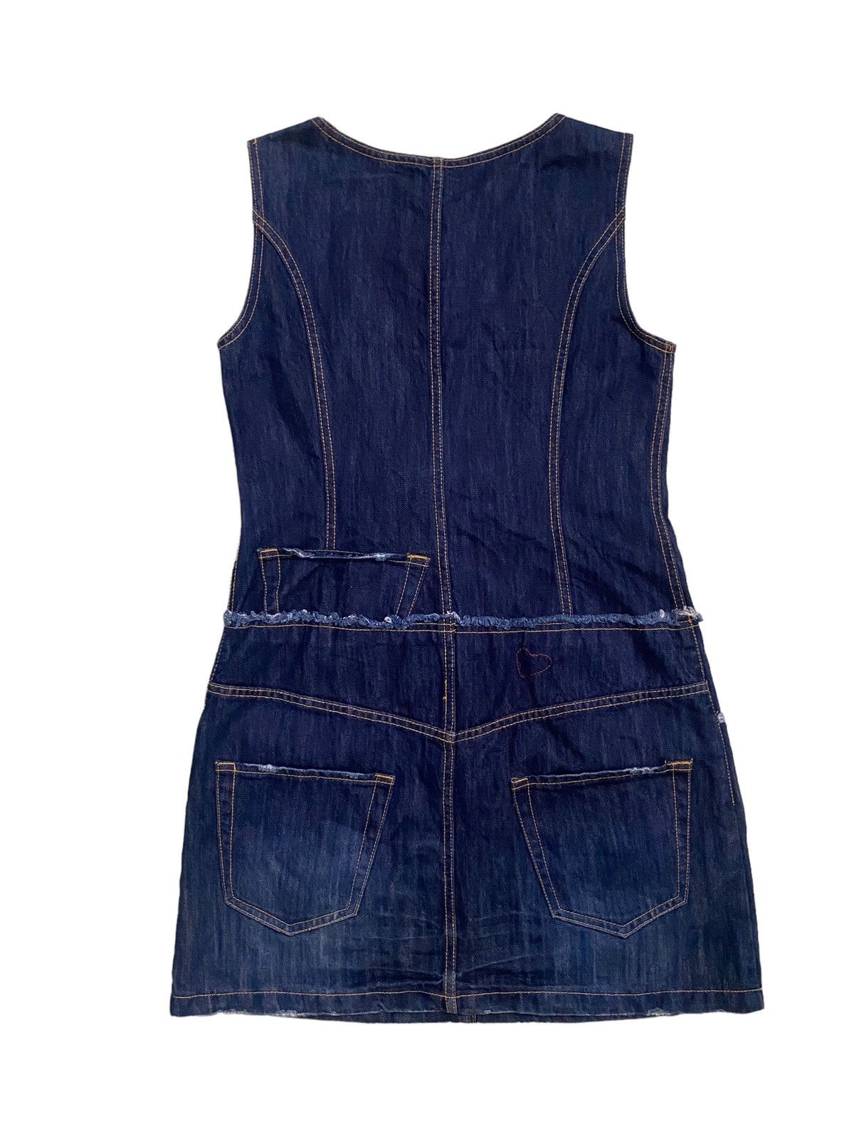 Issey Miyake 💥Issey Miyake Tank Top Shirt Denim Size M / US 6-8 / IT 42-44 - 4 Thumbnail