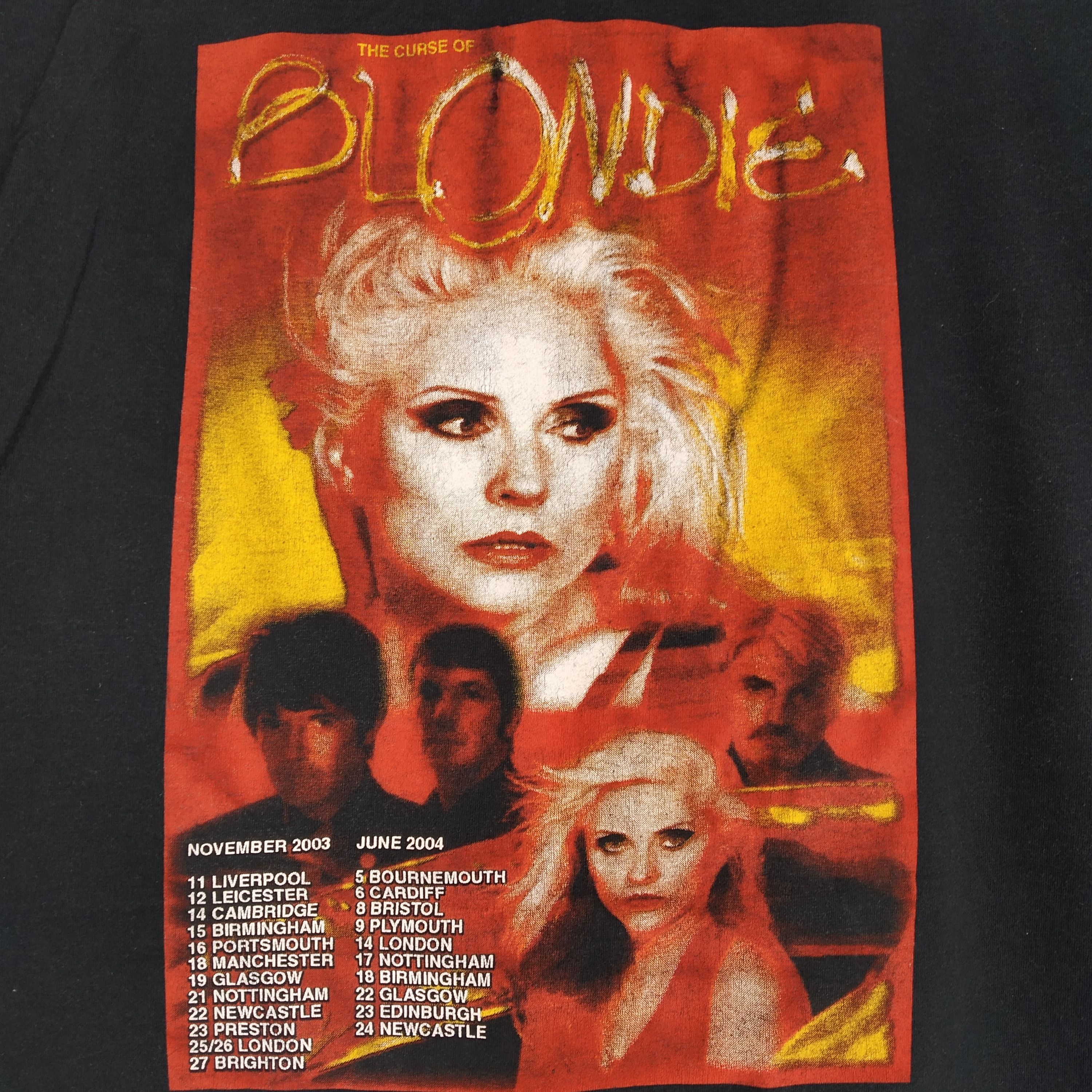 Band Tees Vintage 90s Blondie American Punk Rock Band Tour Music Tee Size US L / EU 52-54 / 3 - 7 Thumbnail