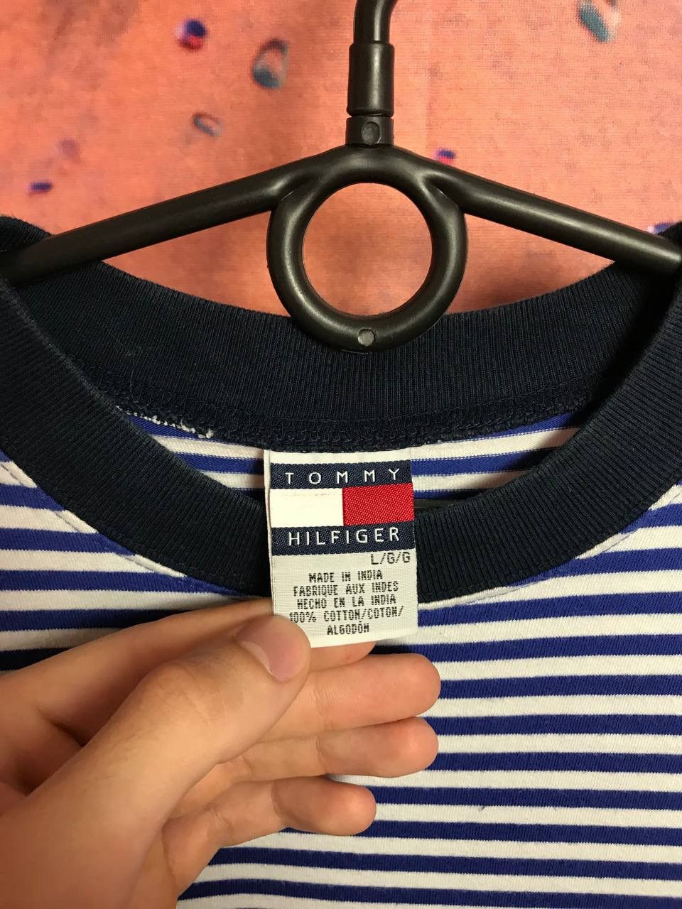 Tommy Hilfiger Tommy Hilfiger luxury streetwear striped tee Size US M / EU 48-50 / 2 - 4 Thumbnail