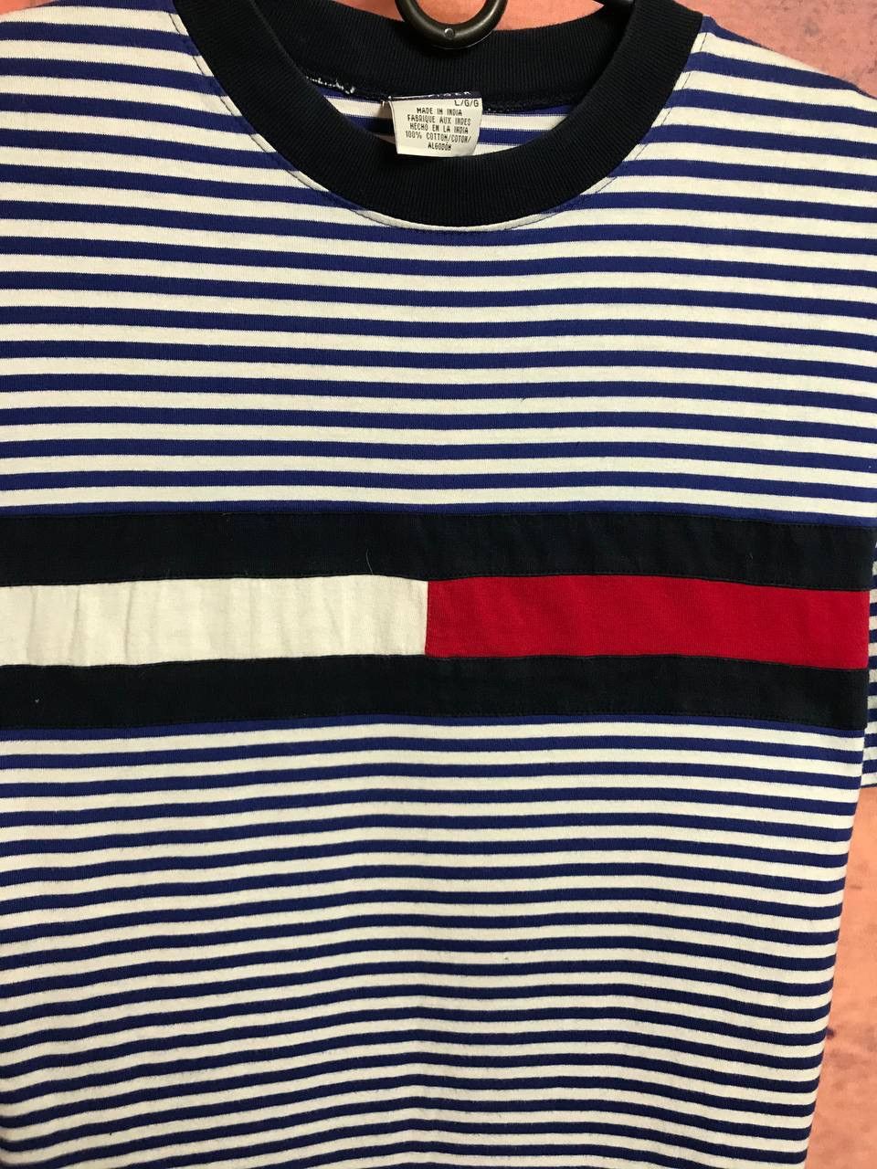 Tommy Hilfiger Tommy Hilfiger luxury streetwear striped tee Size US M / EU 48-50 / 2 - 3 Thumbnail