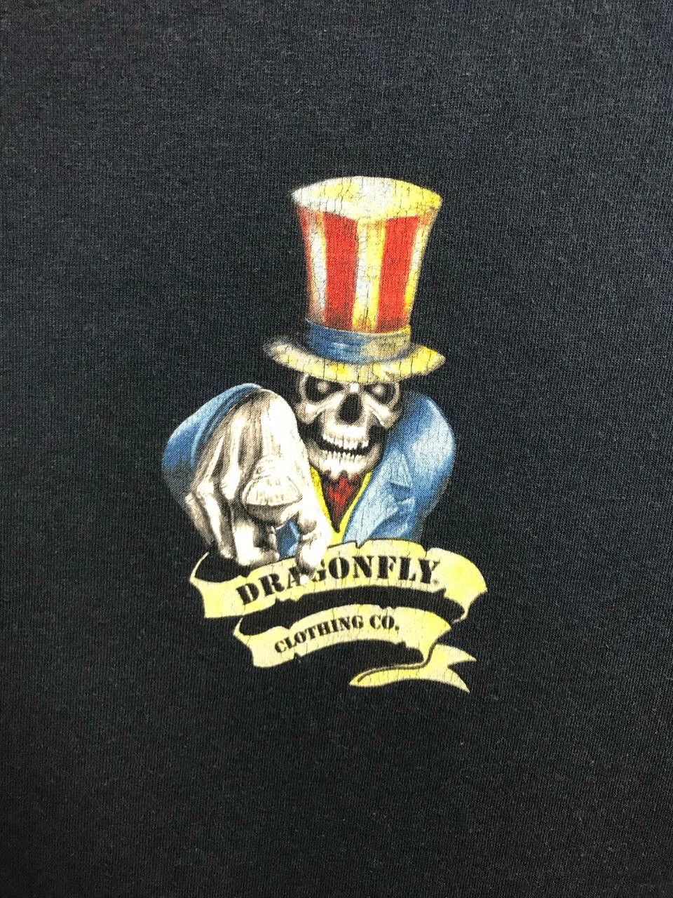 Dragonfly × Vintage Vintage Dragonfly streetwear skull tee Size US XL / EU 56 / 4 - 3 Thumbnail