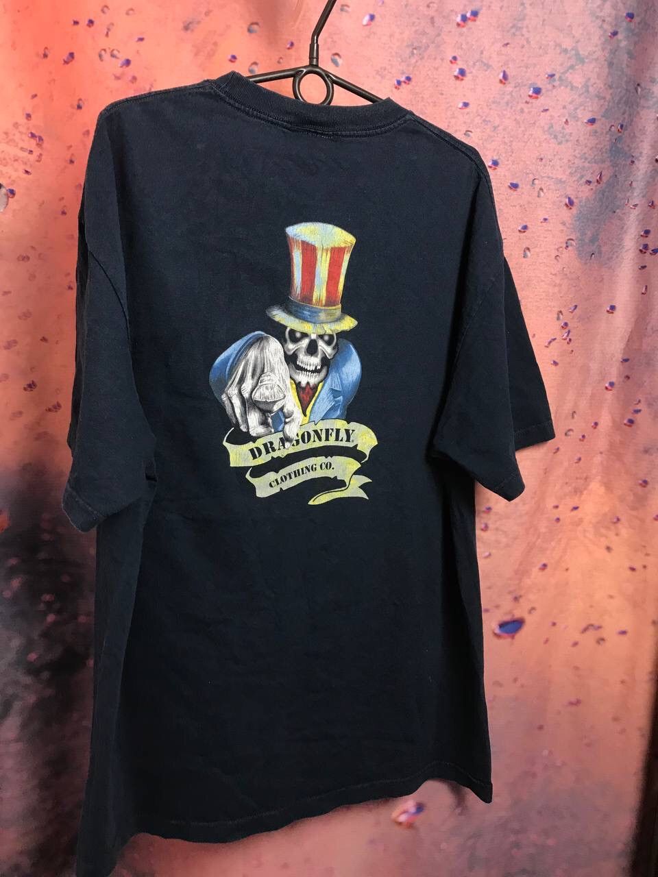 Dragonfly × Vintage Vintage Dragonfly streetwear skull tee Size US XL / EU 56 / 4 - 5 Thumbnail