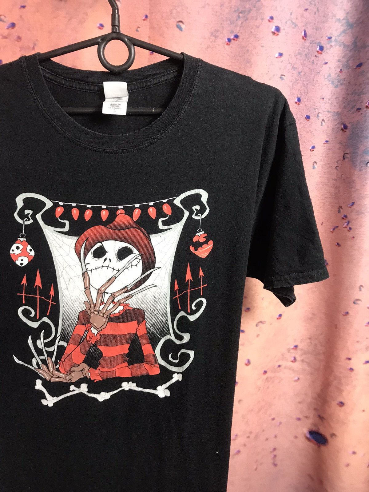 Expert Horror × Vintage Vintage Nightmare in Pumpkin land streetwear movie tee Size US M / EU 48-50 / 2 - 1 Thumbnail