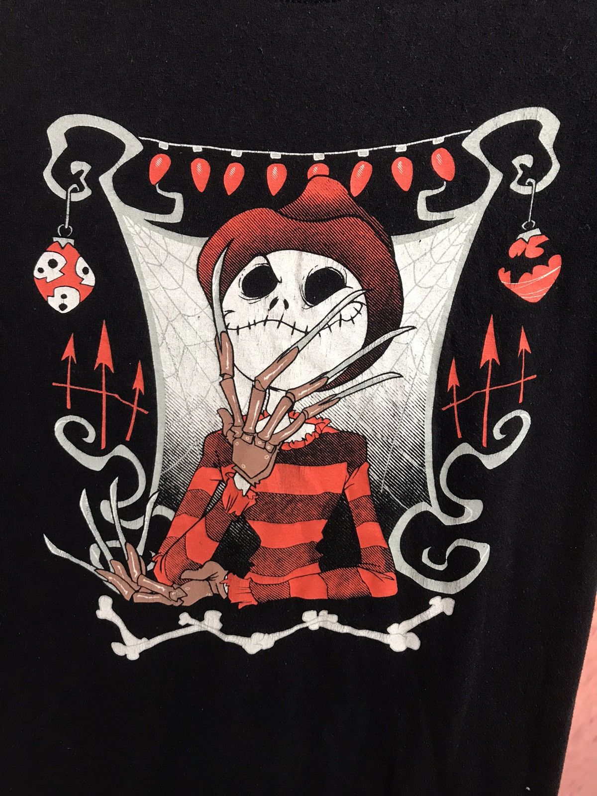 Expert Horror × Vintage Vintage Nightmare in Pumpkin land streetwear movie tee Size US M / EU 48-50 / 2 - 3 Thumbnail