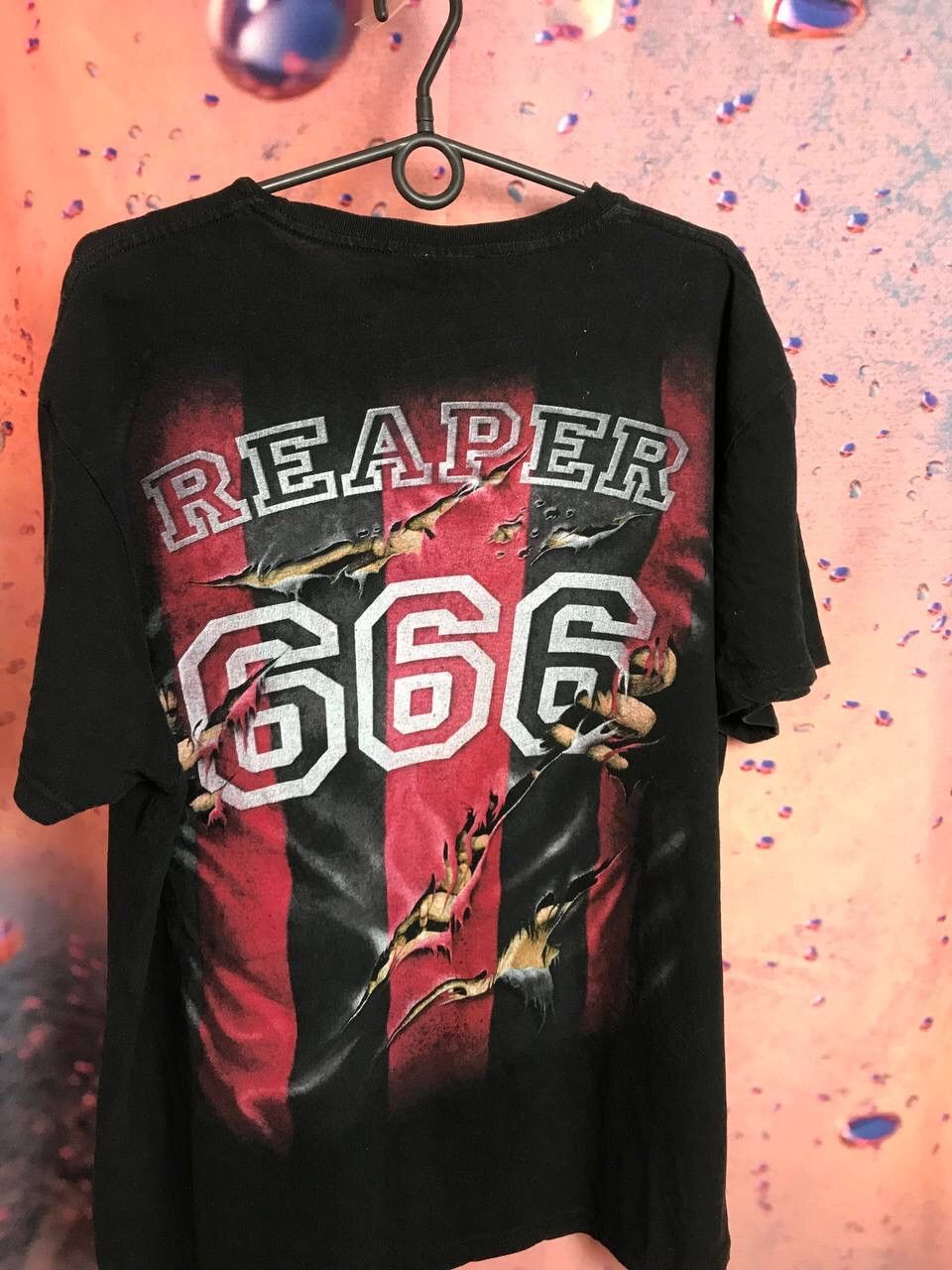 Band Tees × Vintage Vintage Skulls 666 band rock tee Size US L / EU 52-54 / 3 - 4 Thumbnail