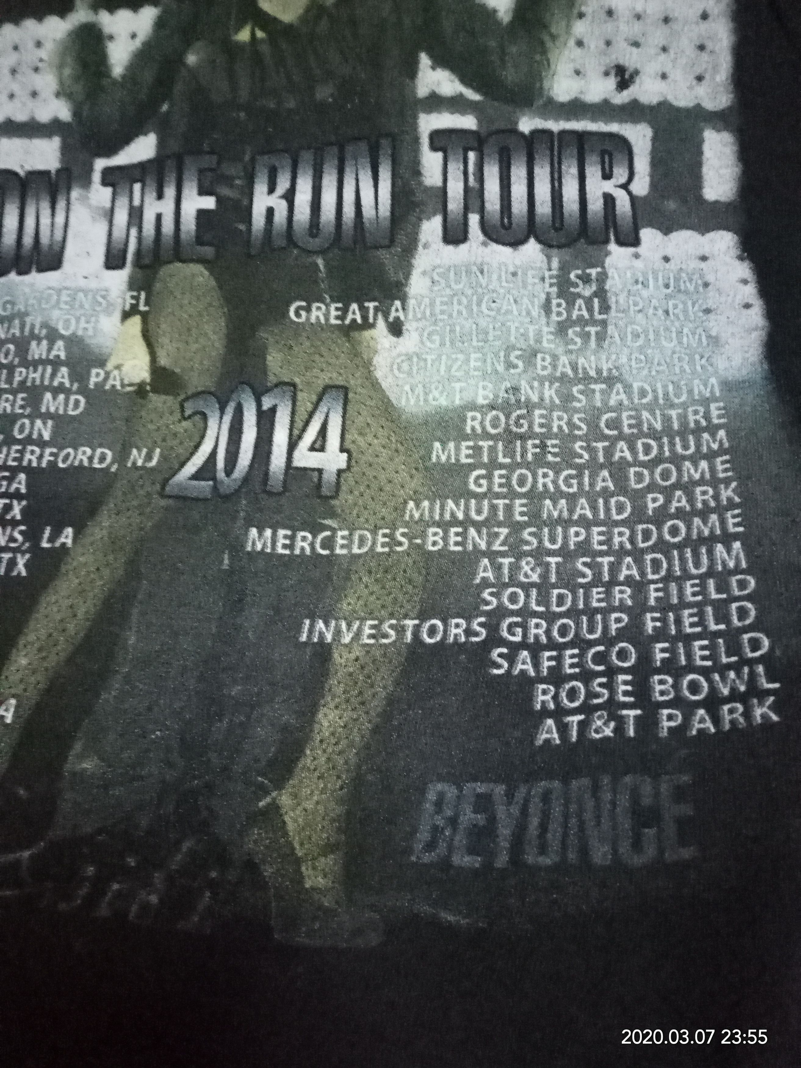 Band Tees On The Run Jay Z x Beyonce Concert tour T shirt Size US M / EU 48-50 / 2 - 6 Thumbnail