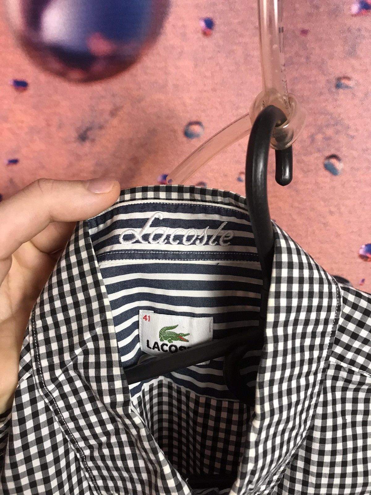 Lacoste Vintage Lacoste streetwear shirt Size US L / EU 52-54 / 3 - 3 Thumbnail