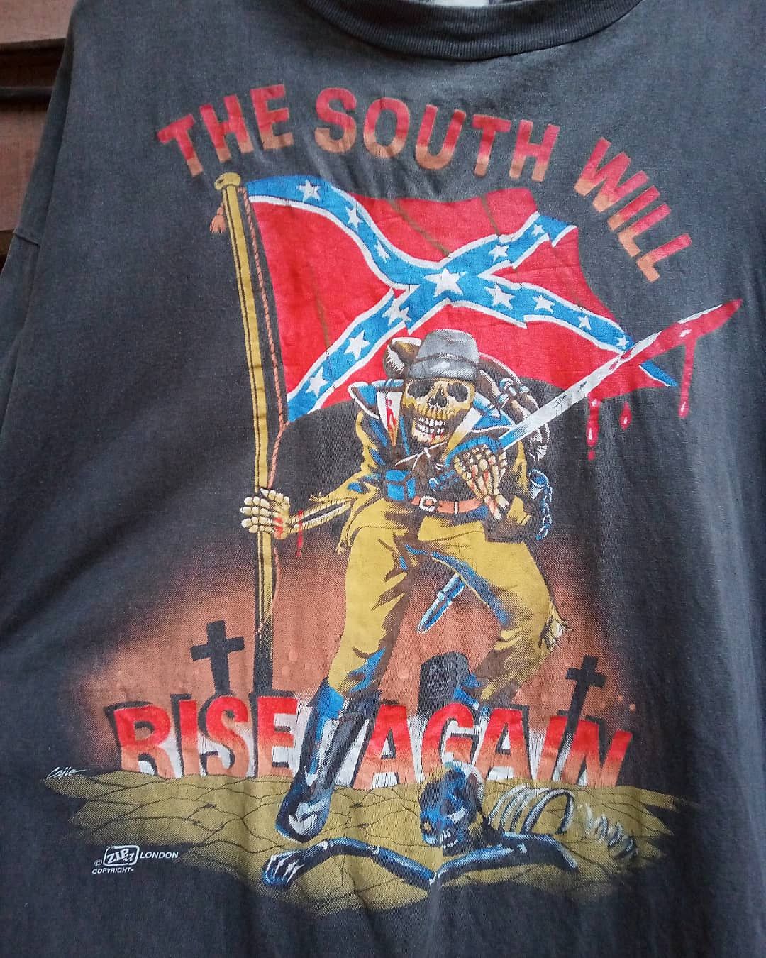 Band Tees 90s Distressed The South will rise again Zipit uk Size US L / EU 52-54 / 3 - 2 Thumbnail