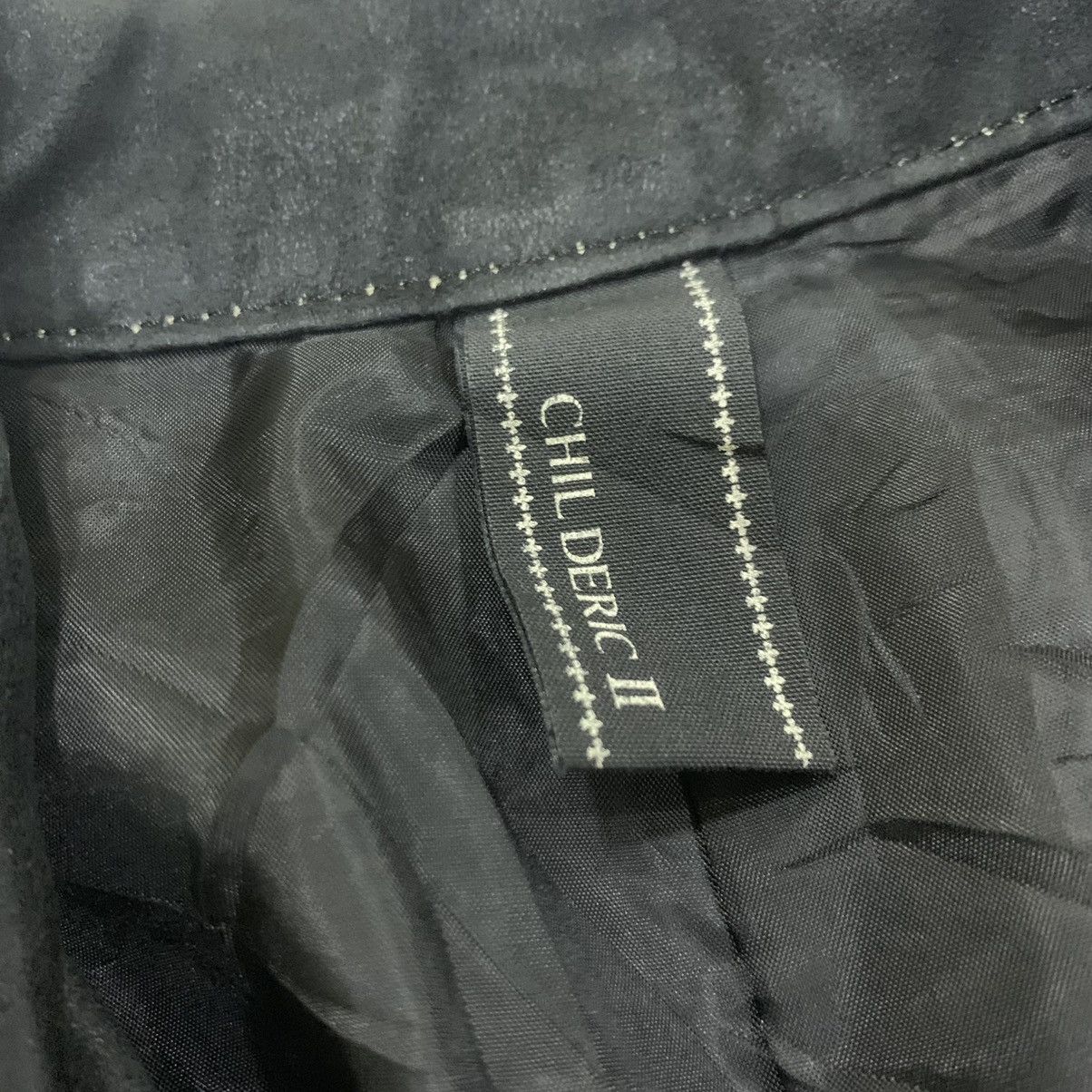 Japanese Brand 🇯🇵Chil Deric II Double Collar Synthetic Leather Jacket Size S / US 4 / IT 40 - 10 Thumbnail