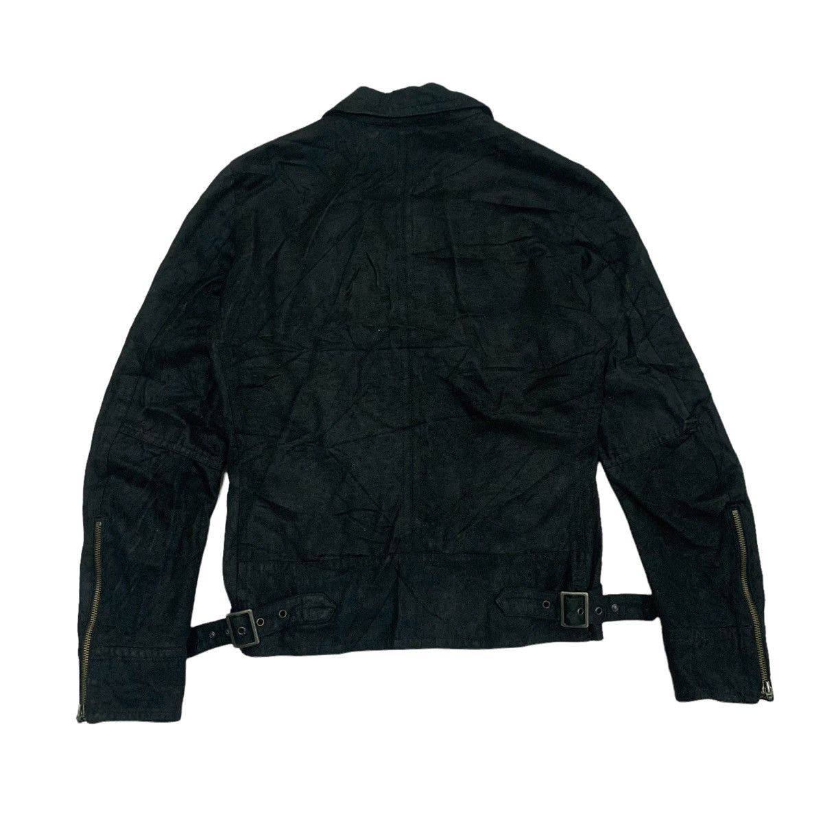 Japanese Brand 🇯🇵Chil Deric II Double Collar Synthetic Leather Jacket Size S / US 4 / IT 40 - 2 Thumbnail