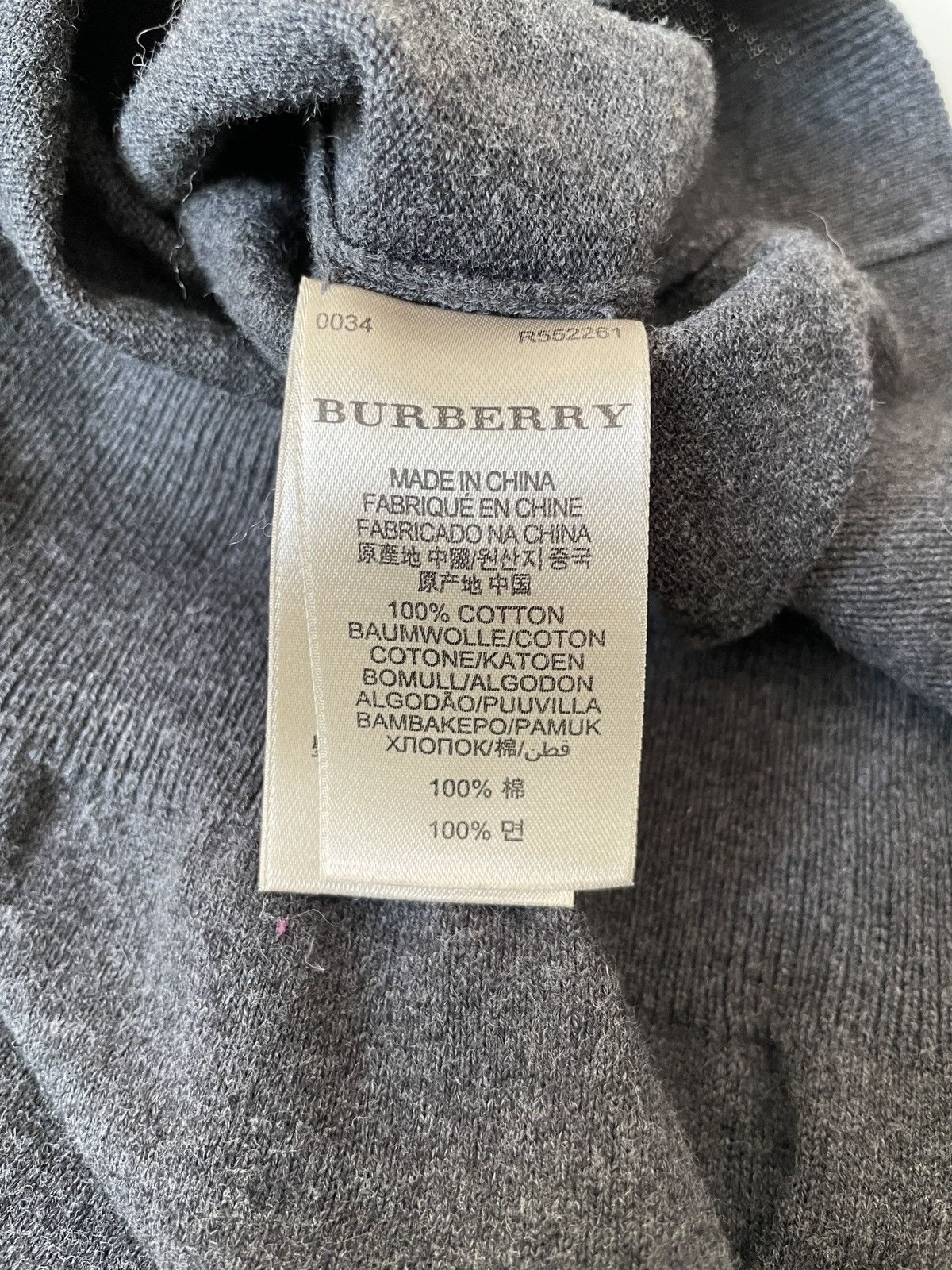 Burberry Burberry Sweater Mini Logo Size US L / EU 52-54 / 3 - 5 Thumbnail