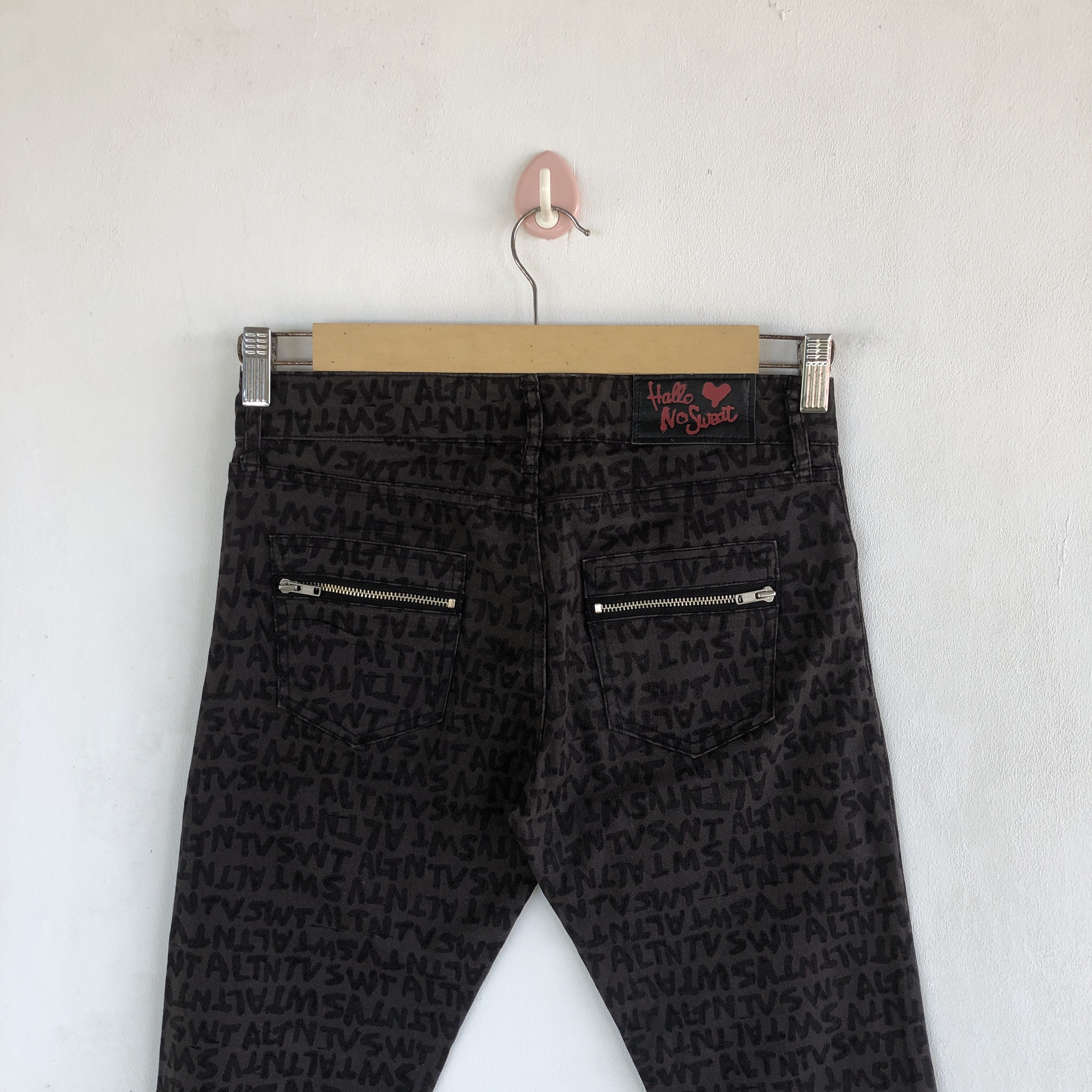 Japanese Brand Vintage RNA Inc Jeans Japanese Overprint Denim Pants Size 28" / US 6 / IT 42 - 4 Thumbnail