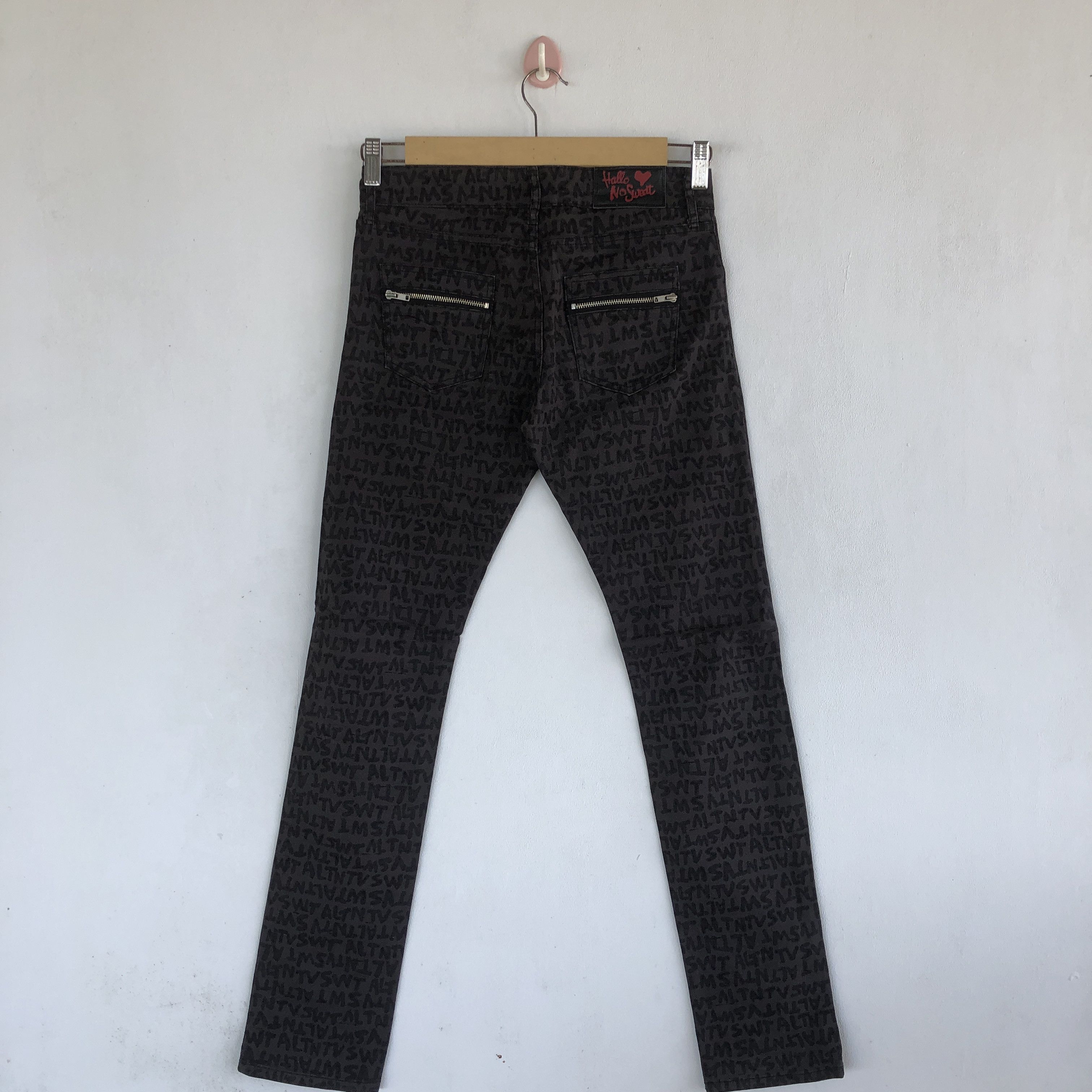 Japanese Brand Vintage RNA Inc Jeans Japanese Overprint Denim Pants Size 28" / US 6 / IT 42 - 2 Thumbnail