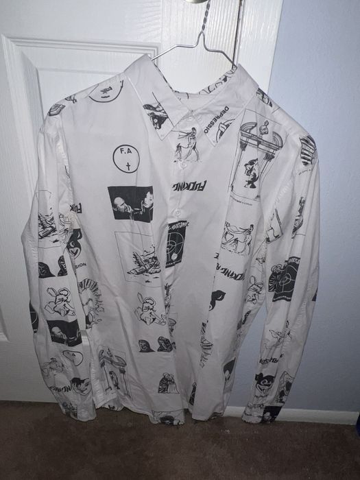 Fucking Awesome Fucking Awesome Cut Outs Dress Shirt - Summer 2018