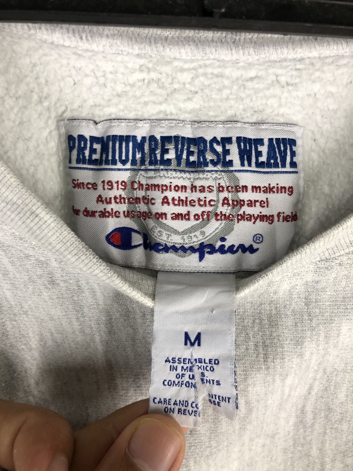 Champion × Vintage CHAMPION PREMIUM REVERSE WEAVE MEN SIZE M SWEATSHIRT Size US M / EU 48-50 / 2 - 10 Thumbnail