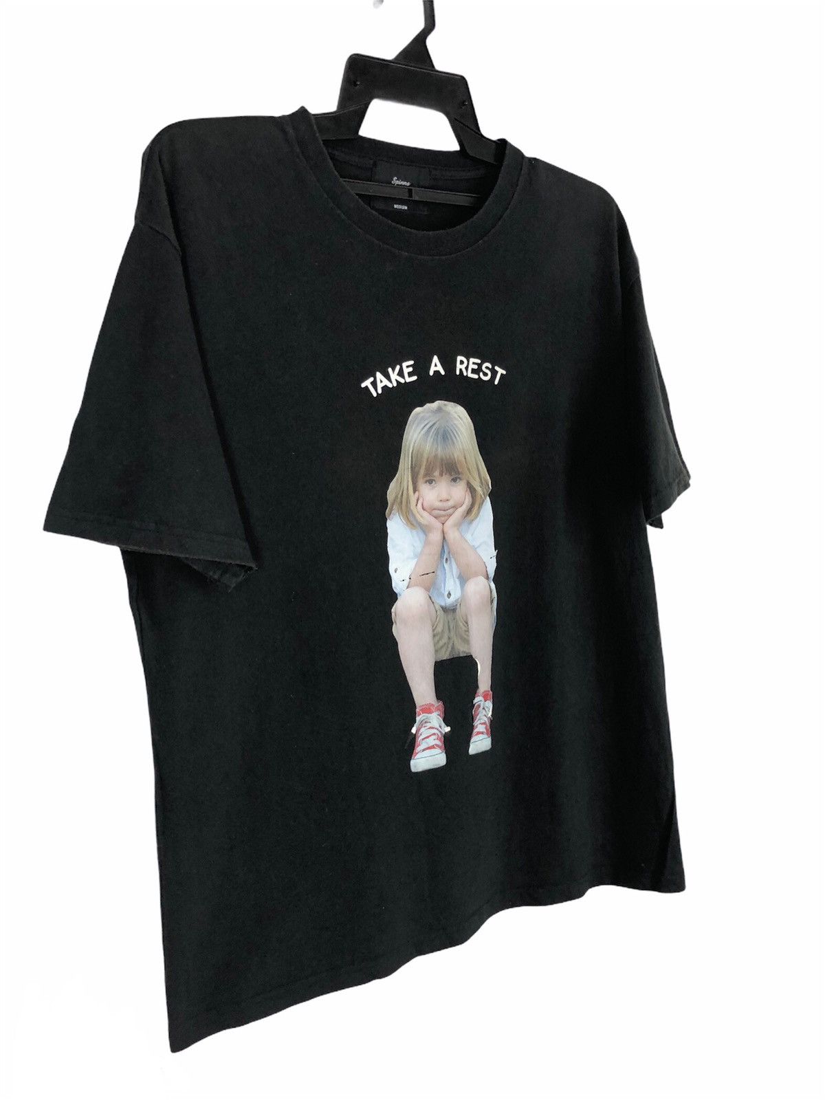 Japanese Brand SPINNS Take A Rest Japanese Brand Print T-shirt cw21 Size US M / EU 48-50 / 2 - 2 Thumbnail