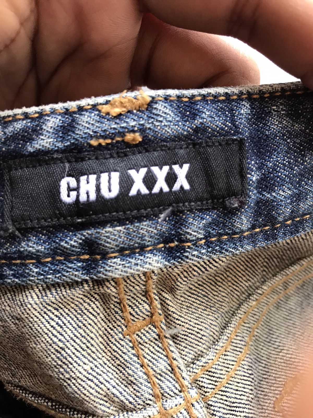 Hysteric Glamour × Japanese Brand Flare jeans distressed chuxxx boot cut Size 29" - 5 Thumbnail