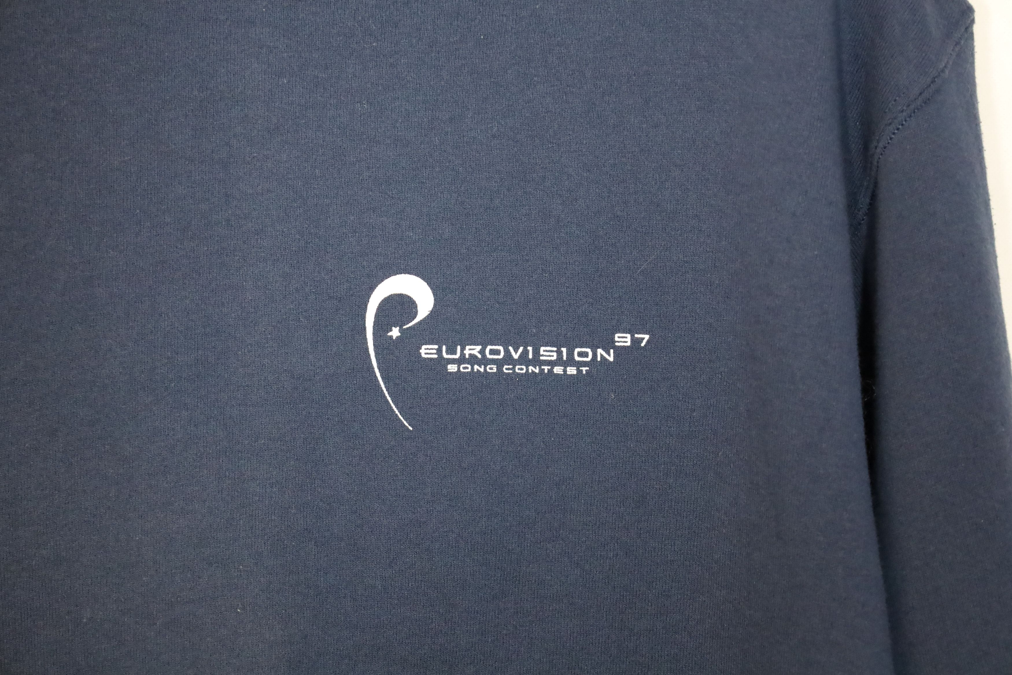 Vintage Eurovision Sweatshirt Large - 1997 RARE ORIGINAL VINTAGE Size US L / EU 52-54 / 3 - 3 Thumbnail